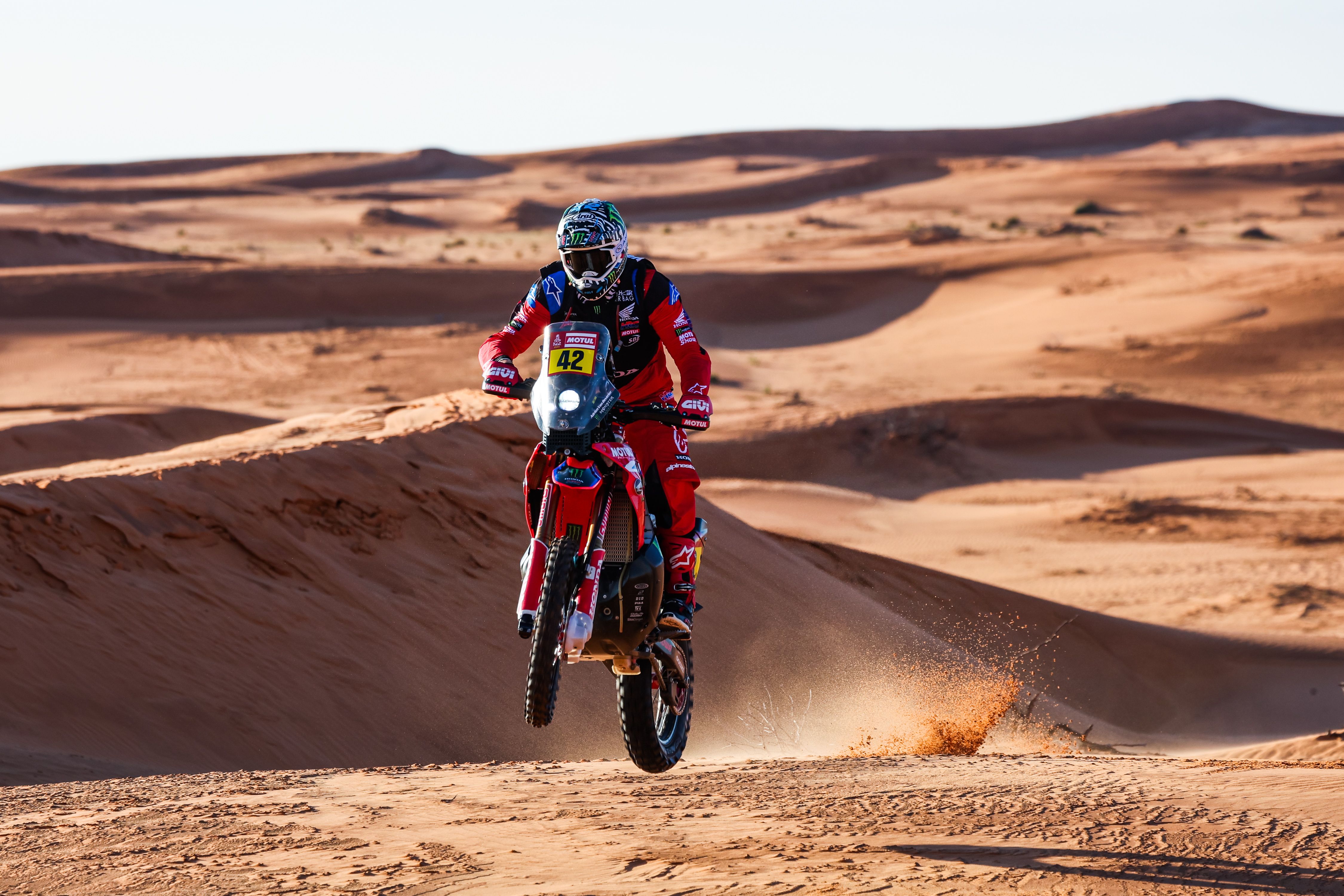 Adrien Van Beveren en la etapa 5 del Dakar 2023