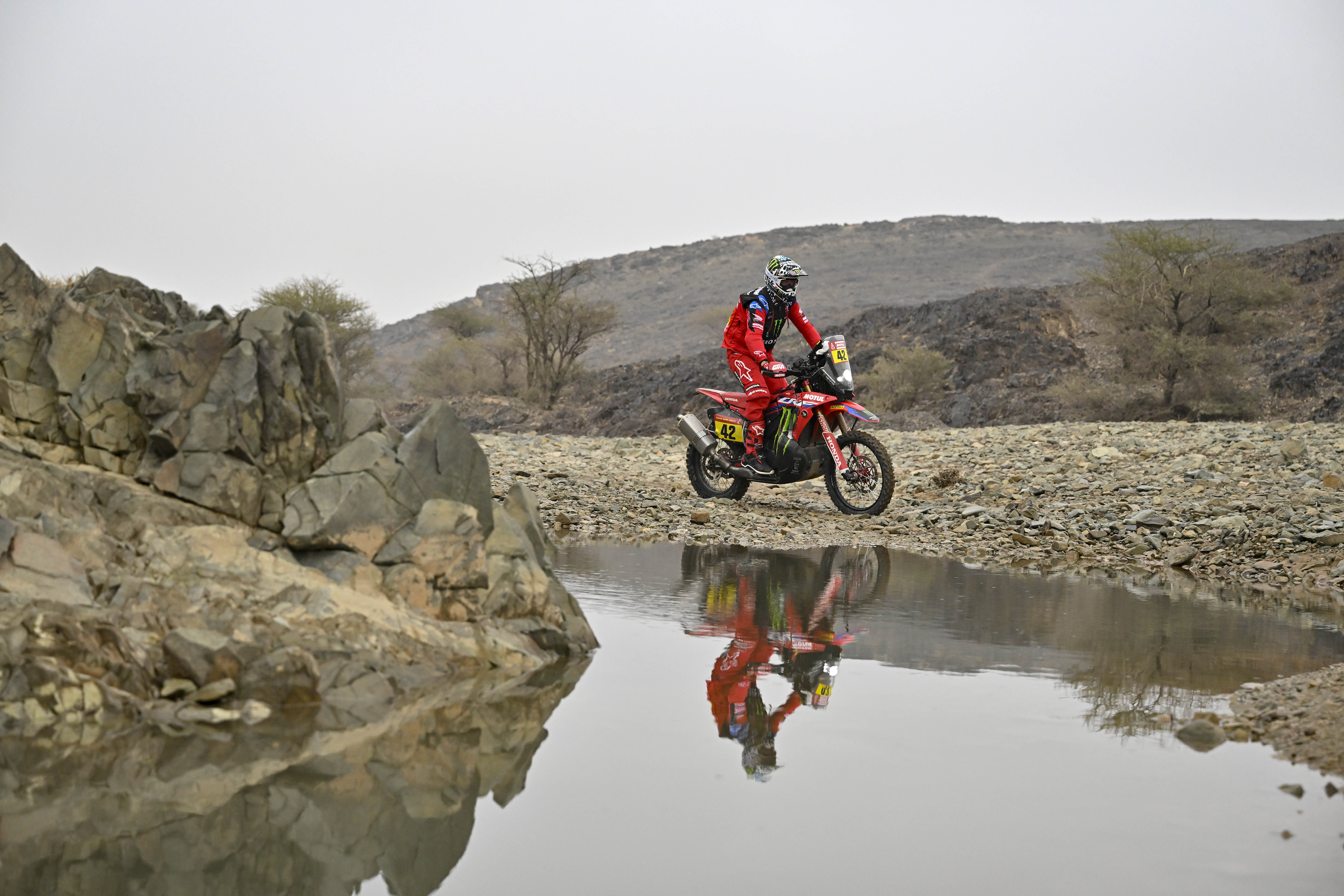 Adrien Van Beveren en la etapa 8 del Dakar 2023