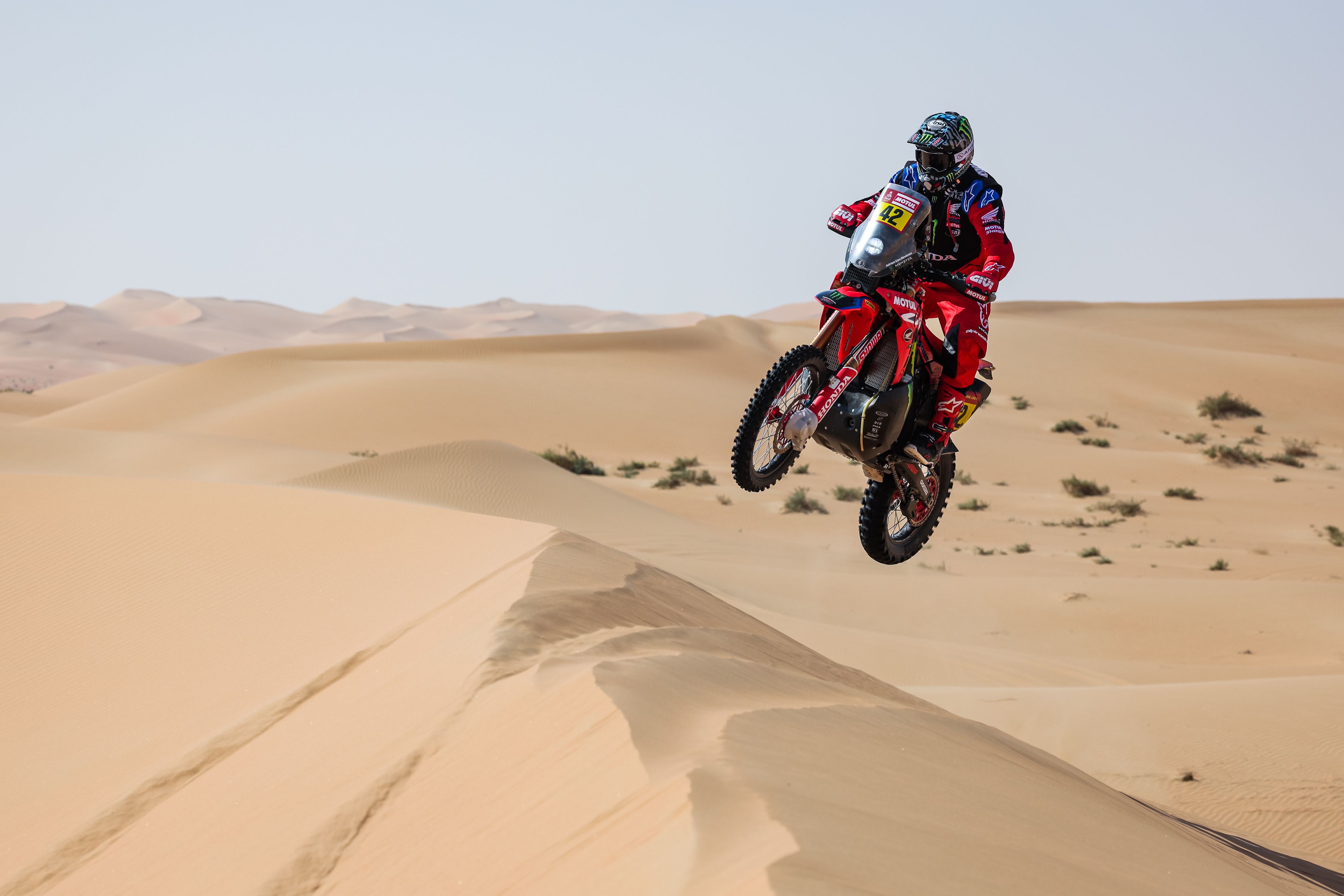 Adrien Van Beveren en la etapa 10 del Dakar 2023