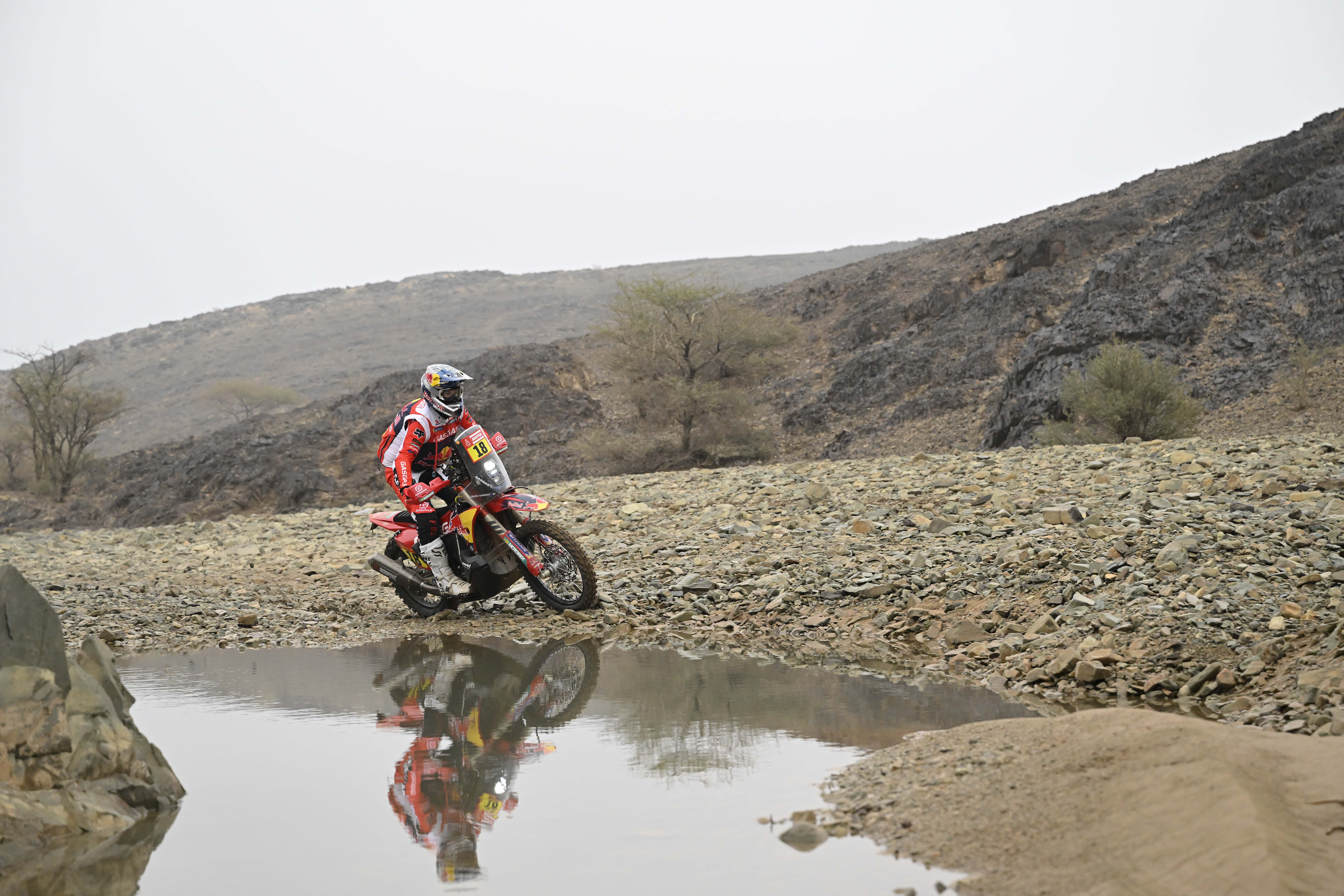 Daniel Sanders en la etapa 8 del Dakar 2023