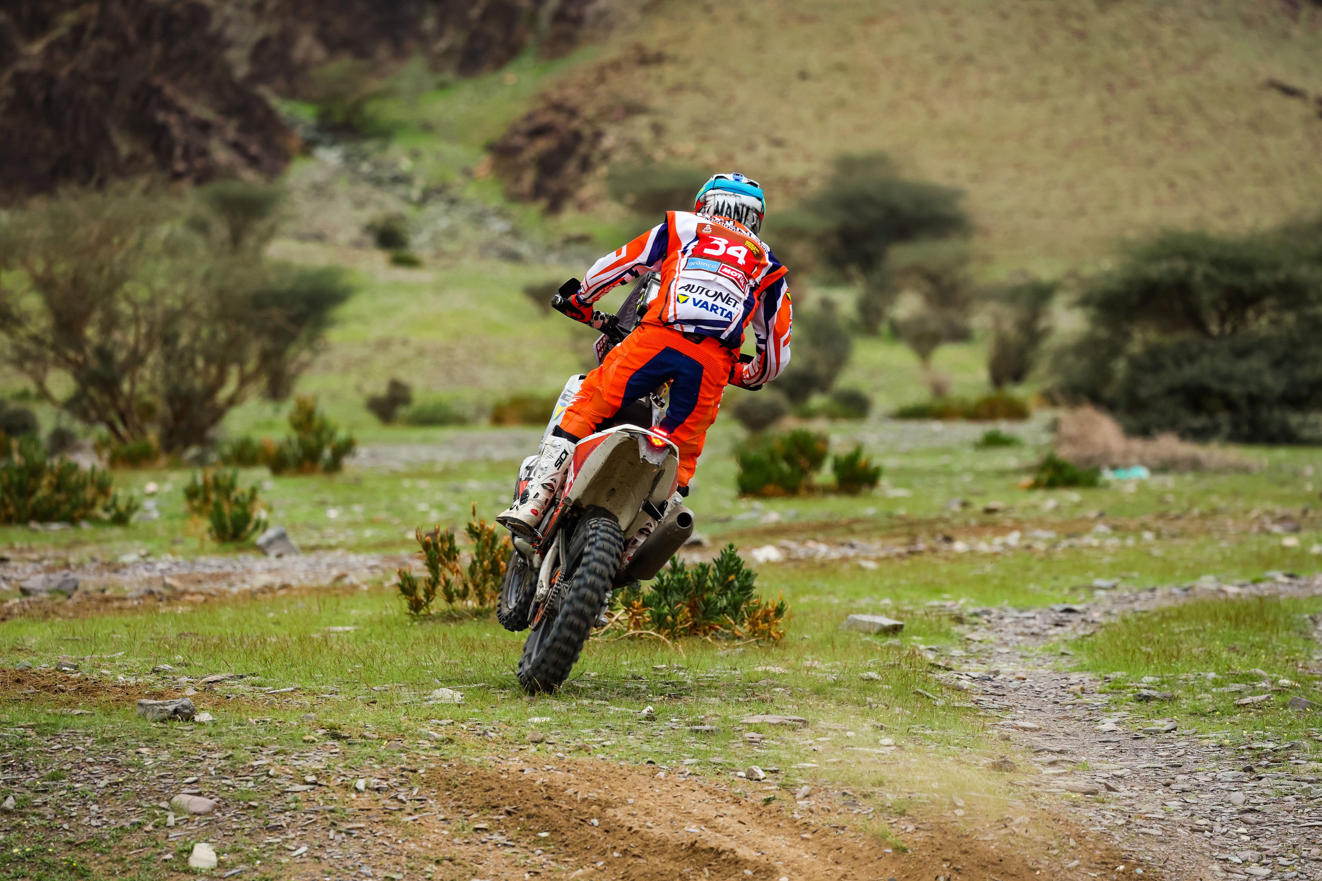 Emanuel Gyenes en la etapa 2 del Dakar 2023