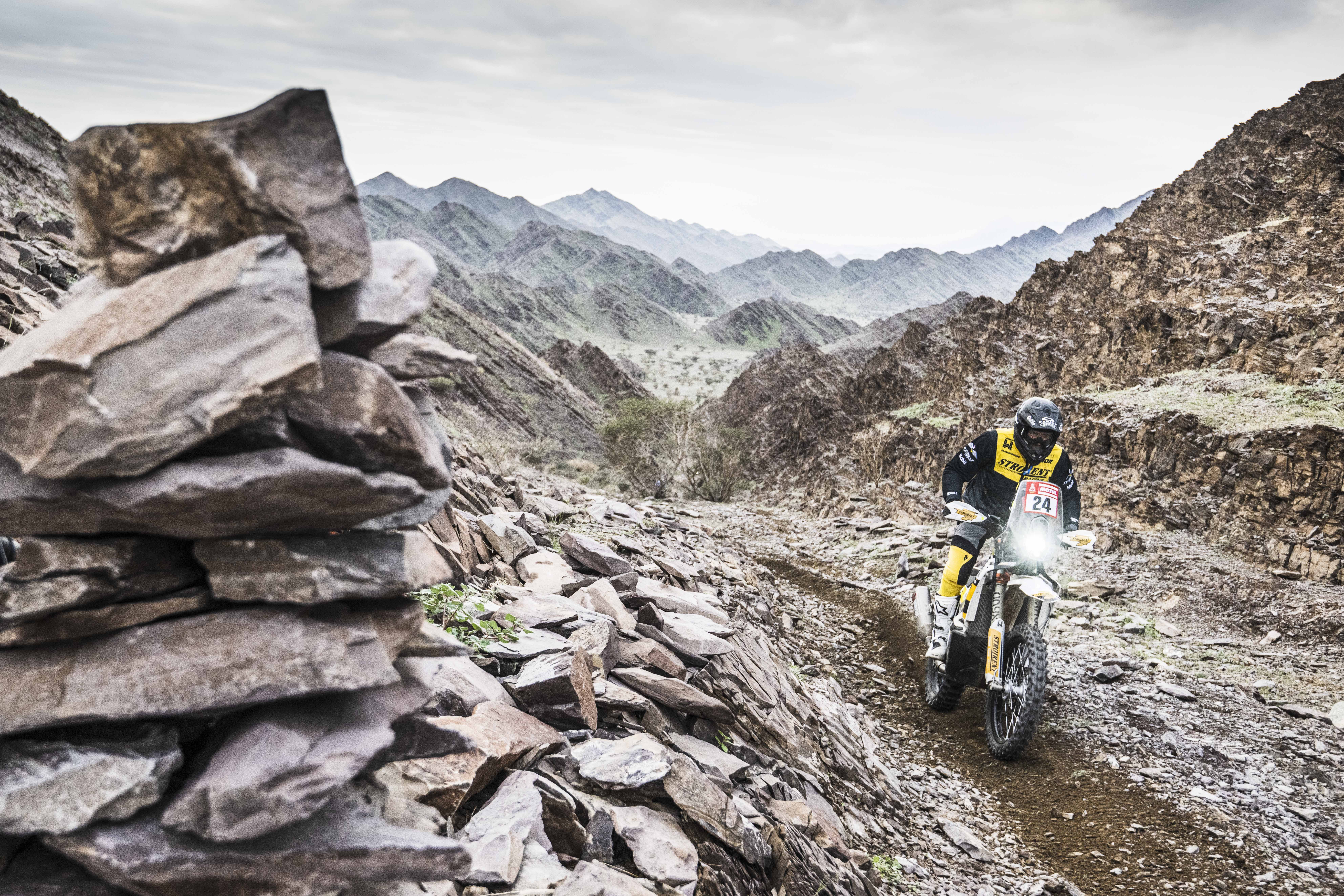 Jan Brabec en la etapa 2 del Dakar 2023