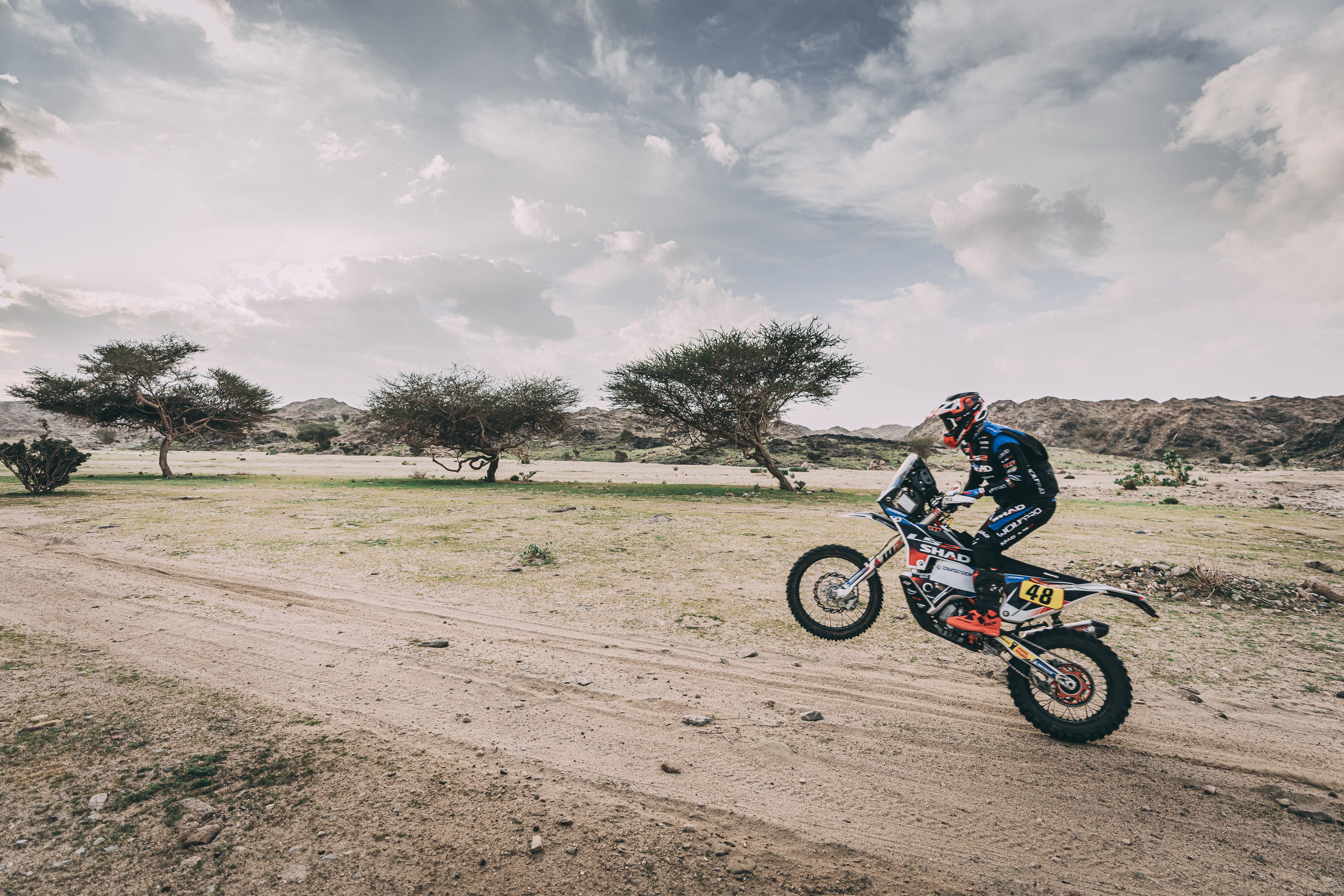 Joan Pedrero en la etapa 1 del Dakar 2023