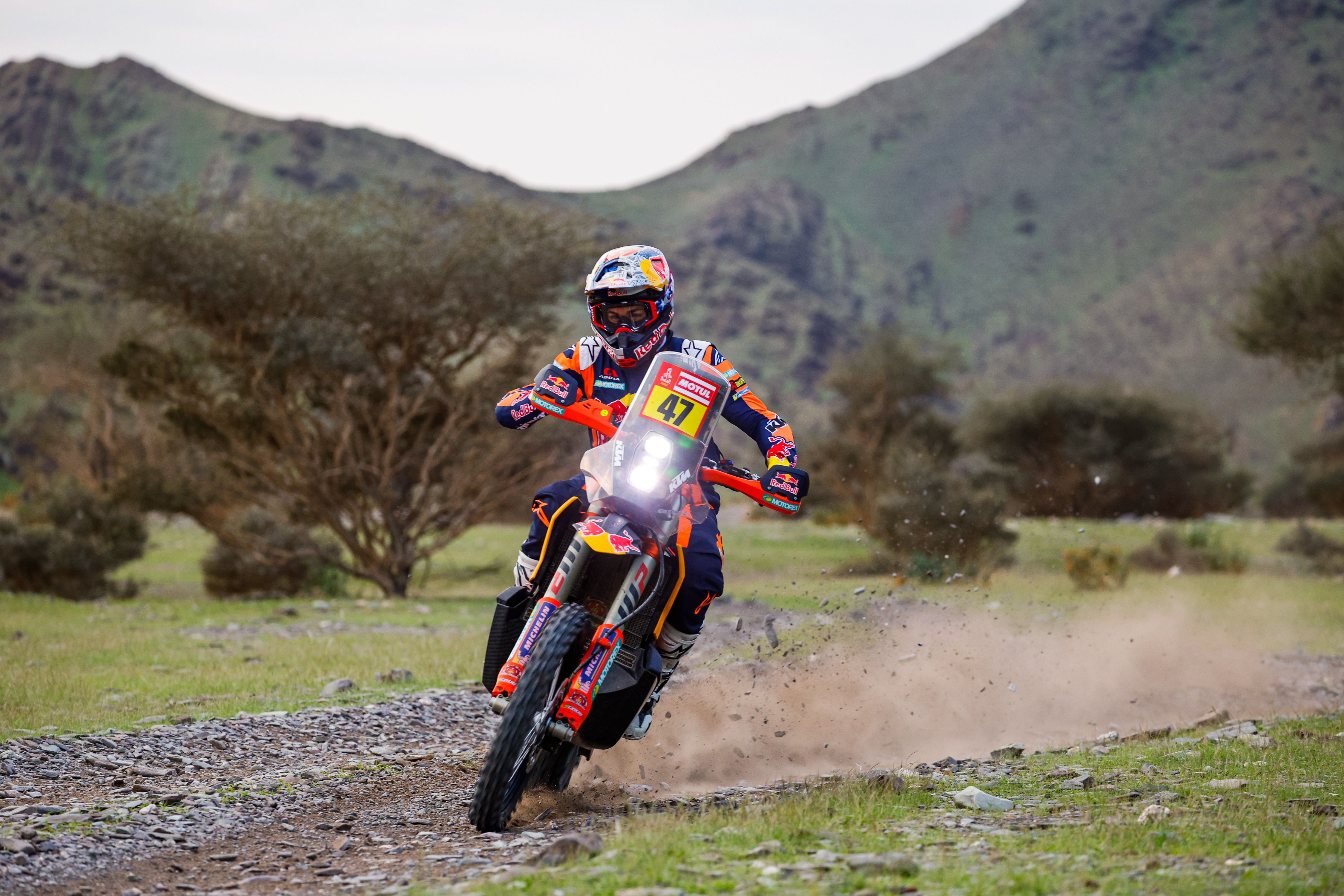 Kevin Benavides en la etapa 2 del Dakar 2023