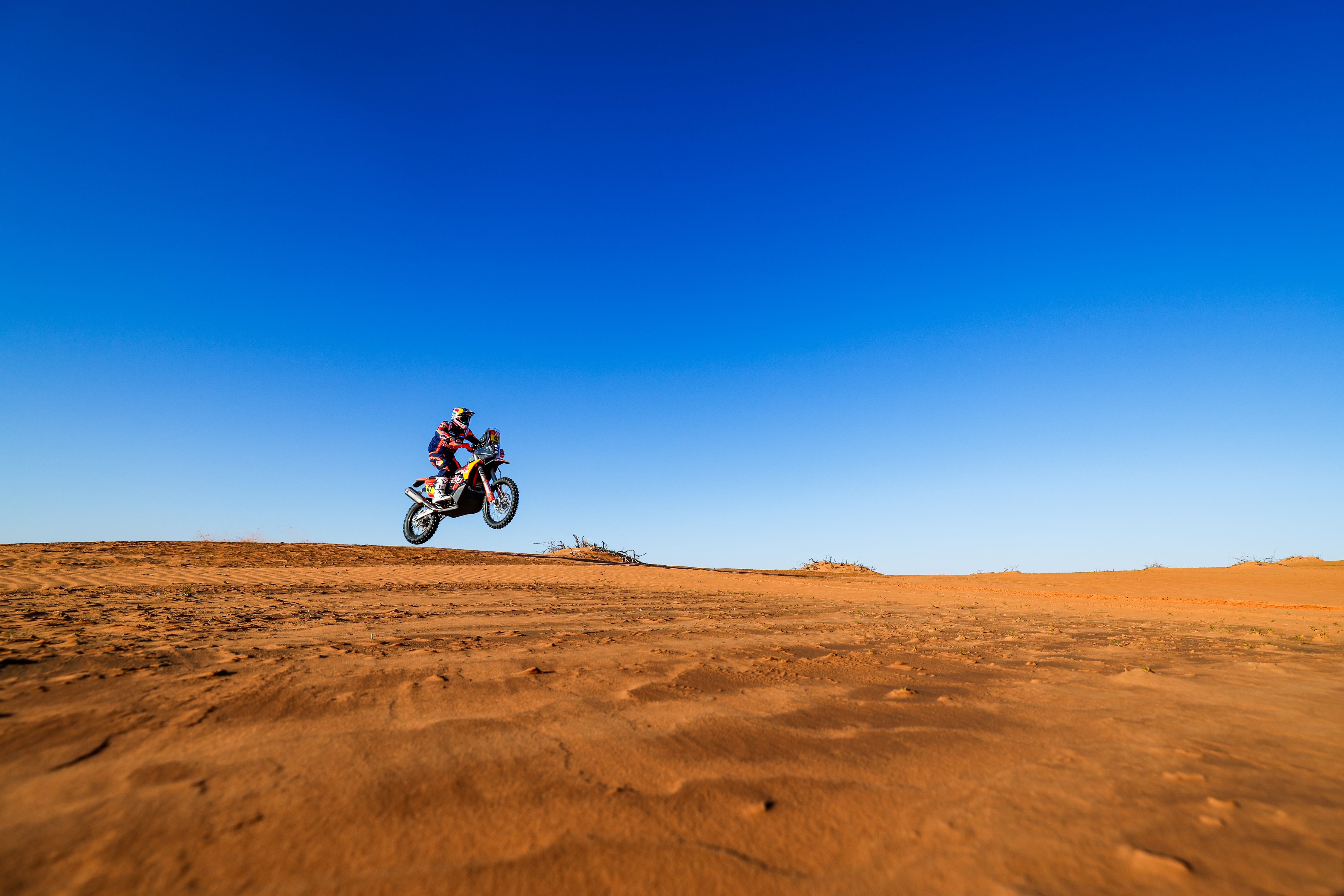 Kevin Benavides en la etapa 5 del Dakar 2023