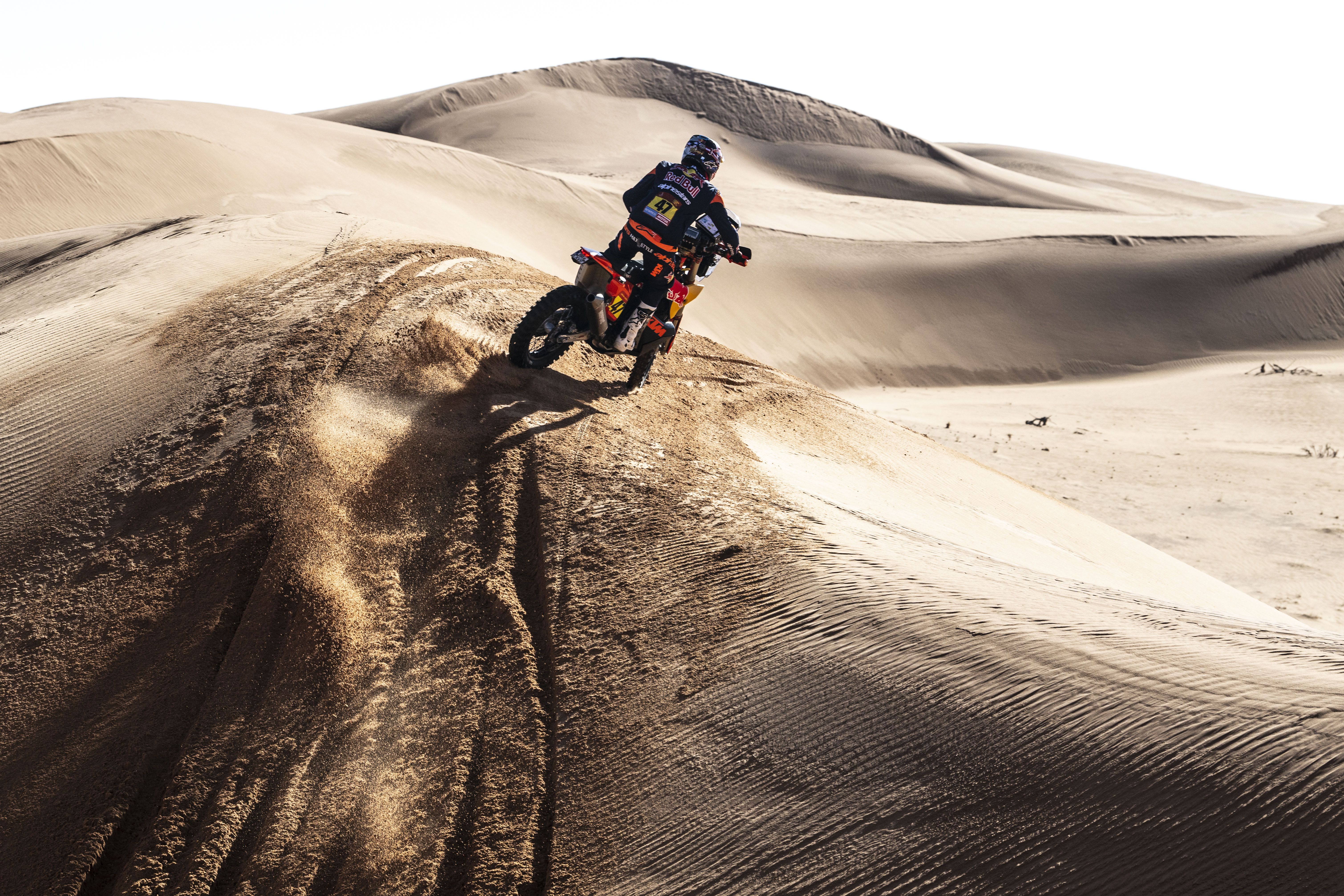 Kevin Benavides en la etapa 6 del Dakar 2023