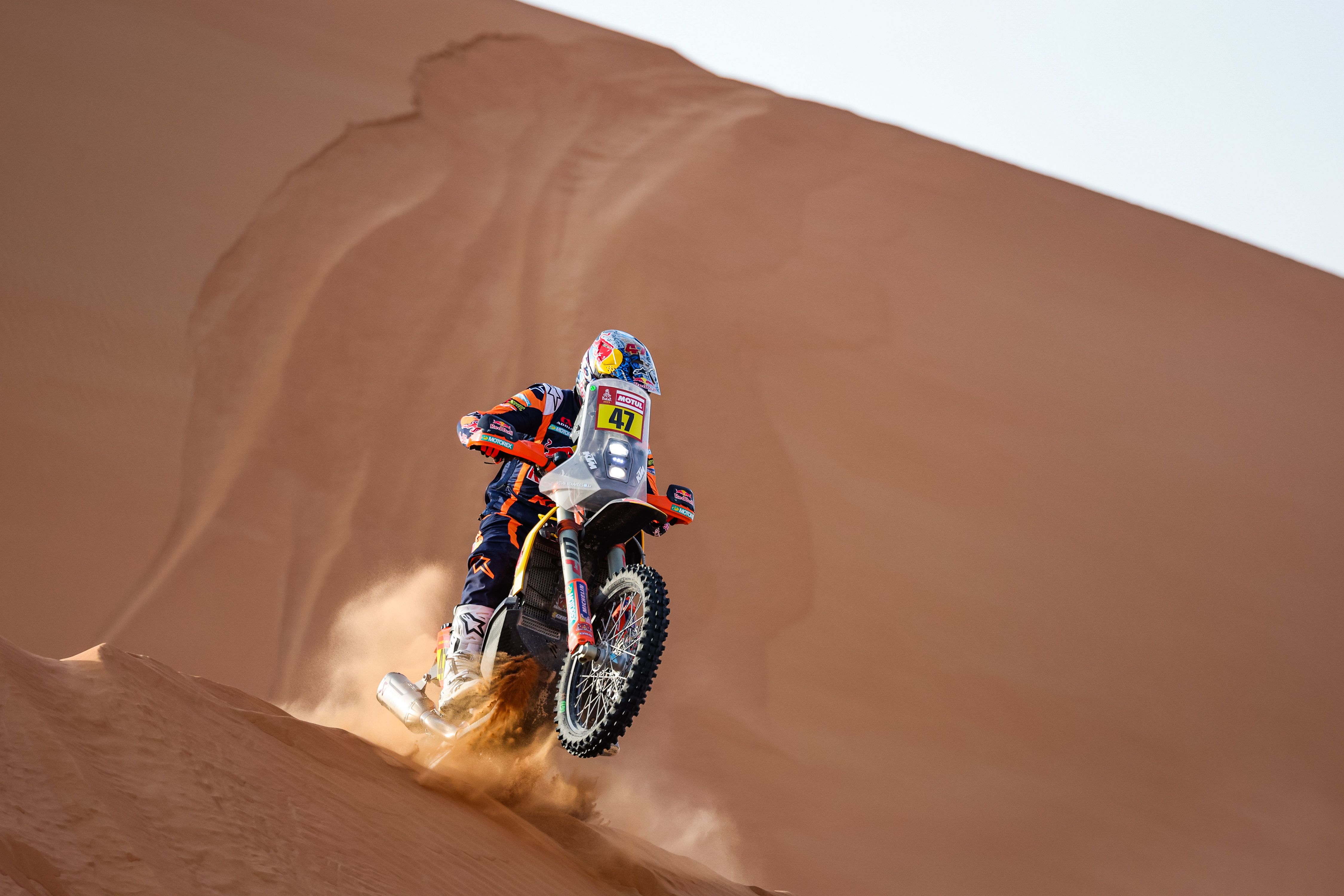 Kevin Benavides en la etapa 12 del Dakar 2023