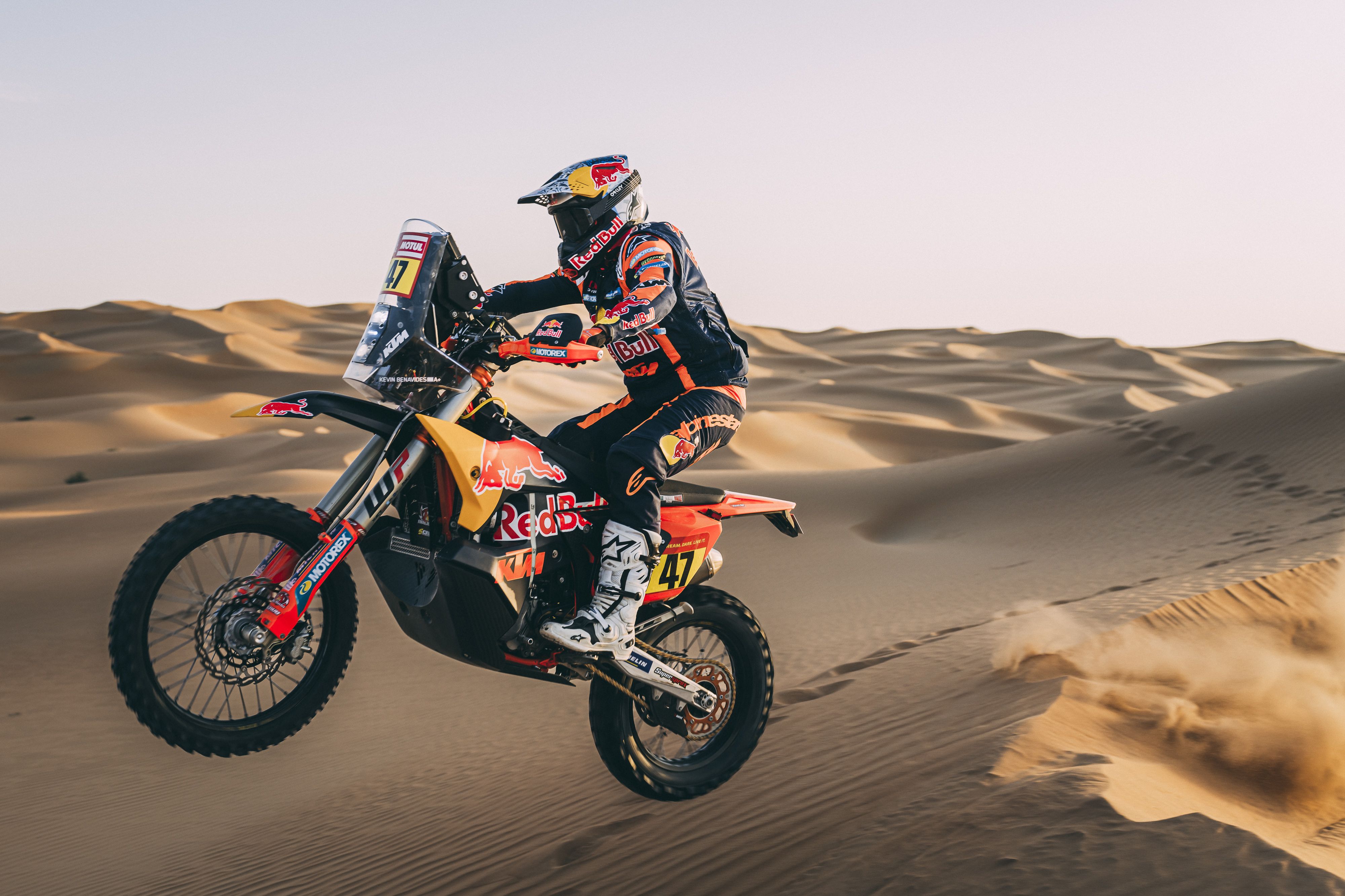 Kevin Benavides en la etapa 13 del Dakar 2023