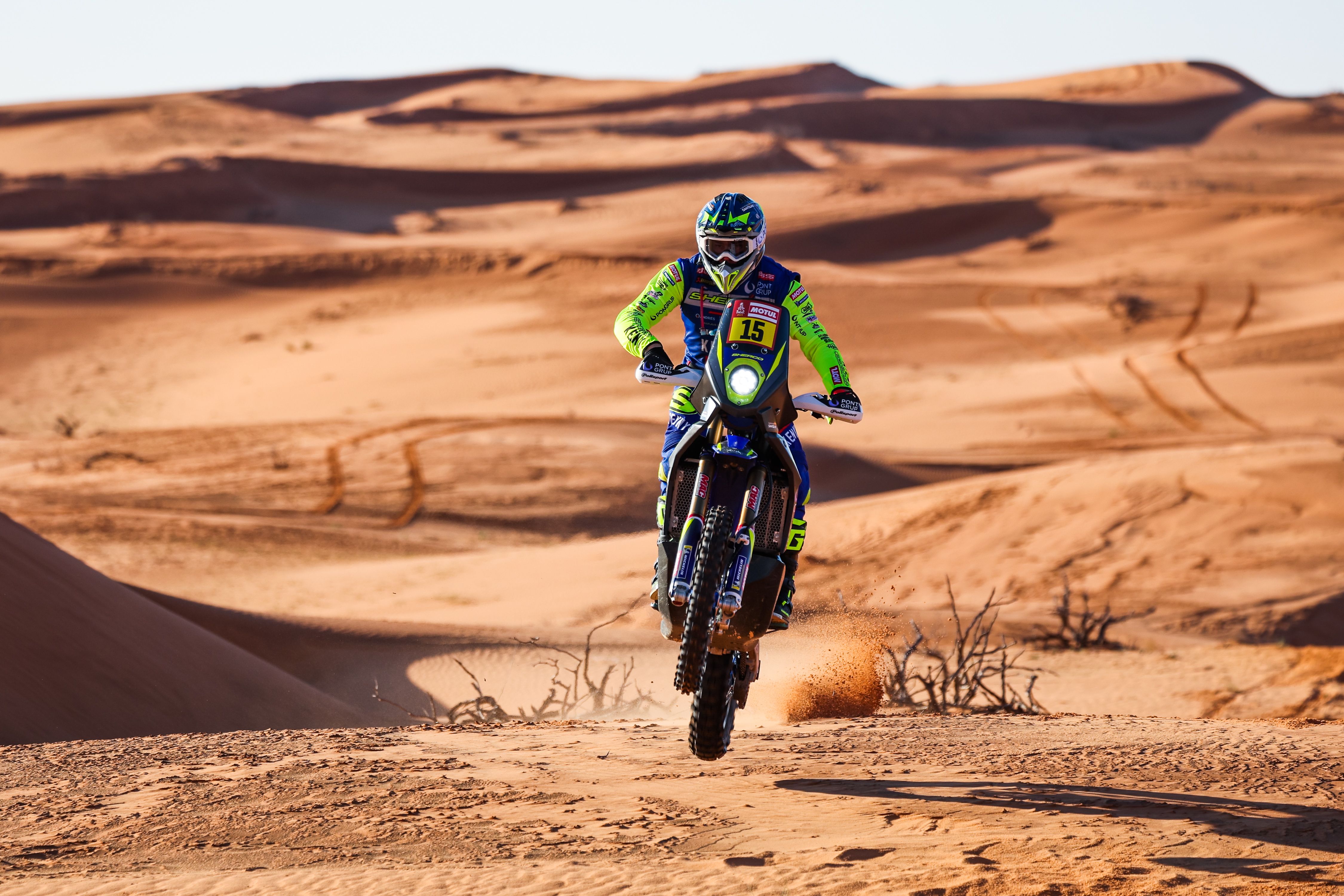 Lorenzo Santolino en la etapa 5 del Dakar 2023