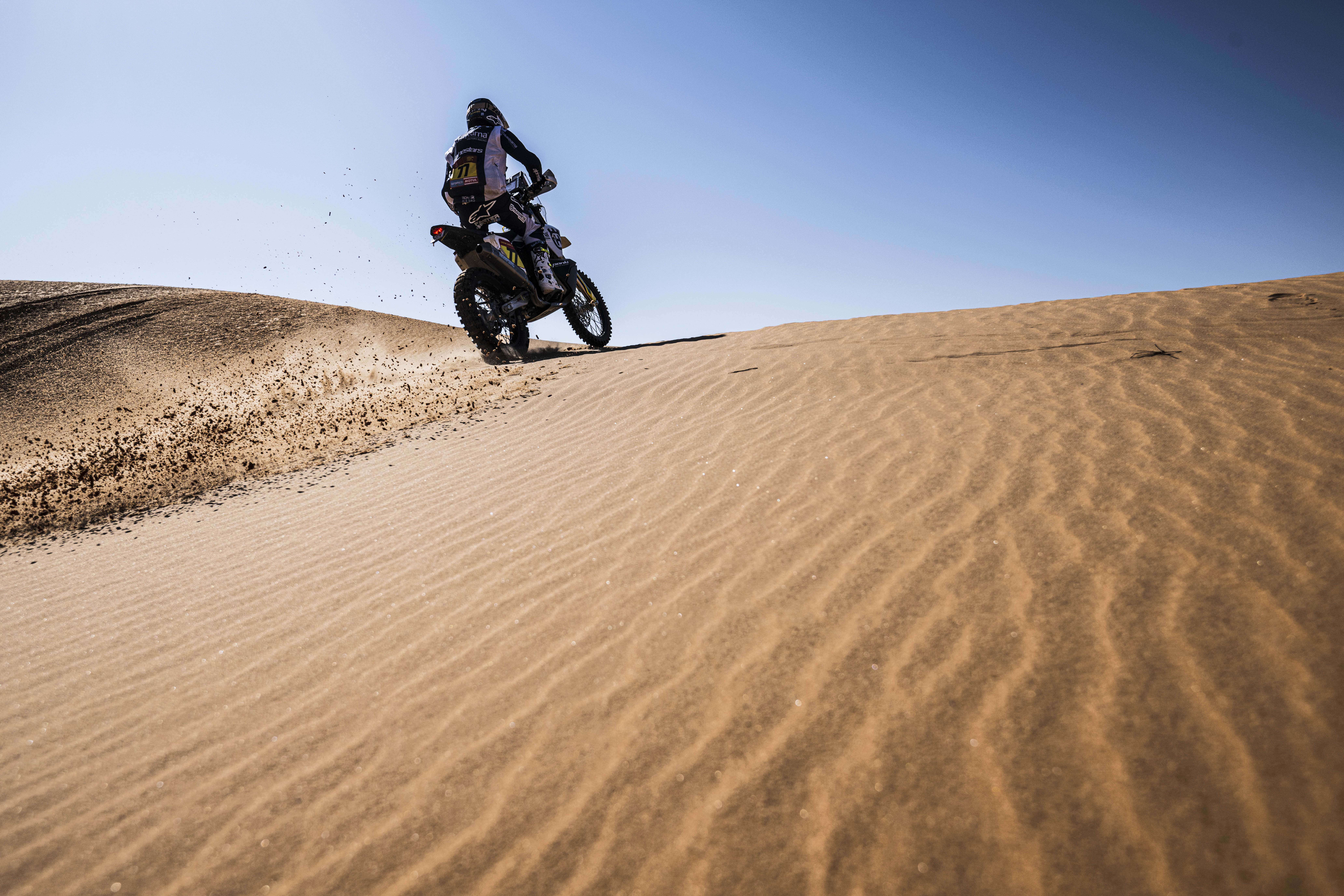 Luciano Benavides en la etapa 6 del Dakar 2023