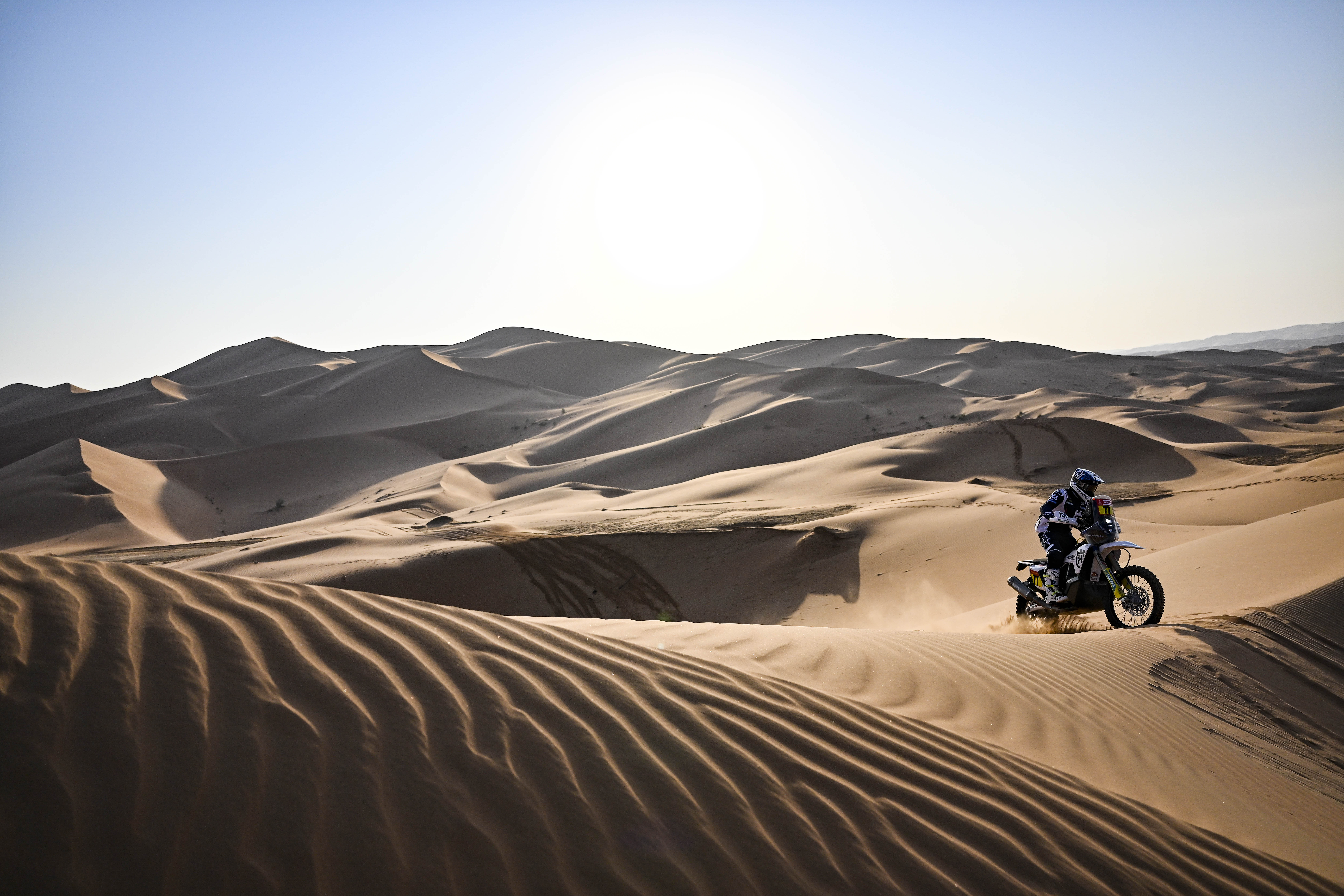 Luciano Benavides en la etapa 11 del Dakar 2023