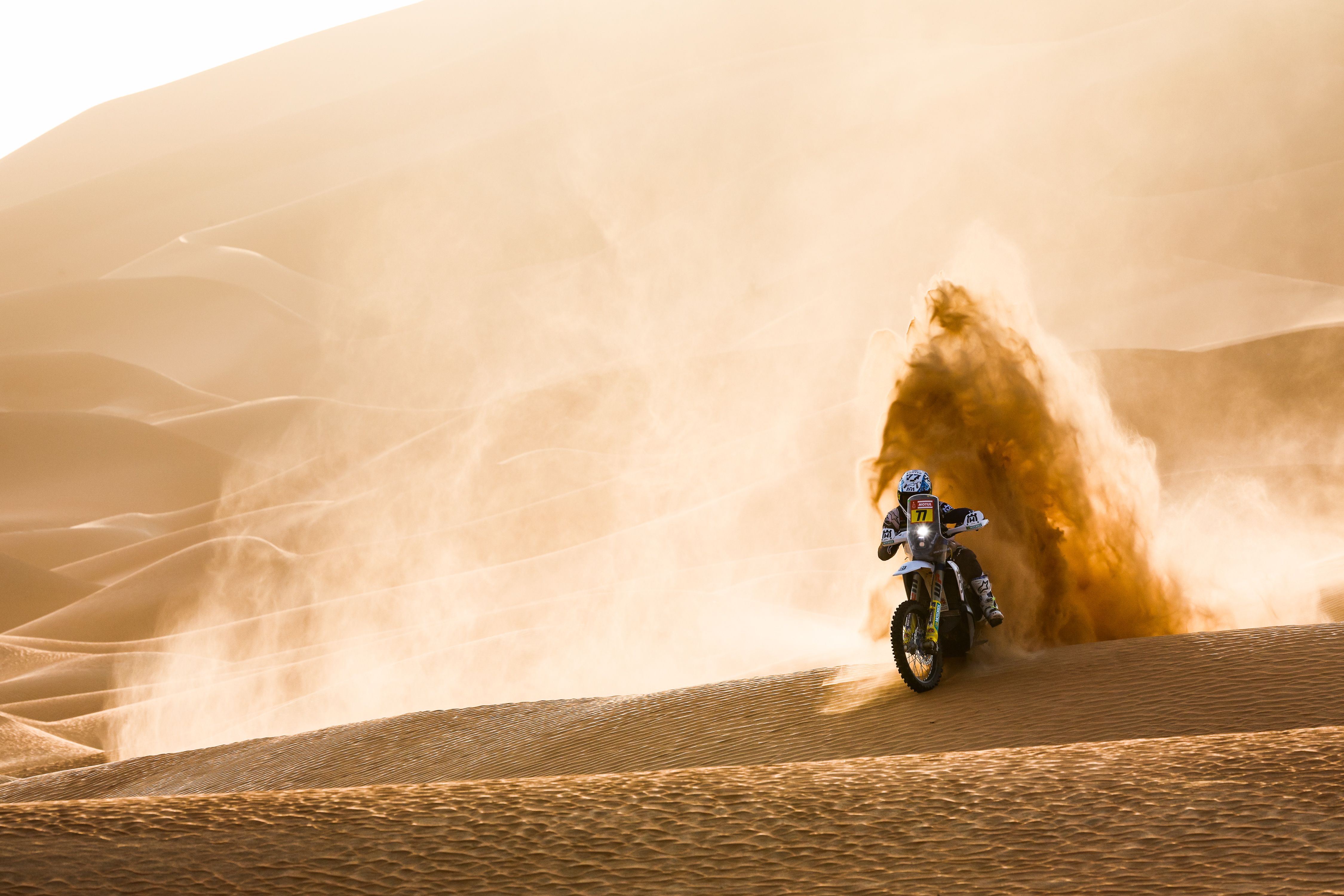 Luciano Benavides en la etapa 12 del Dakar 2023