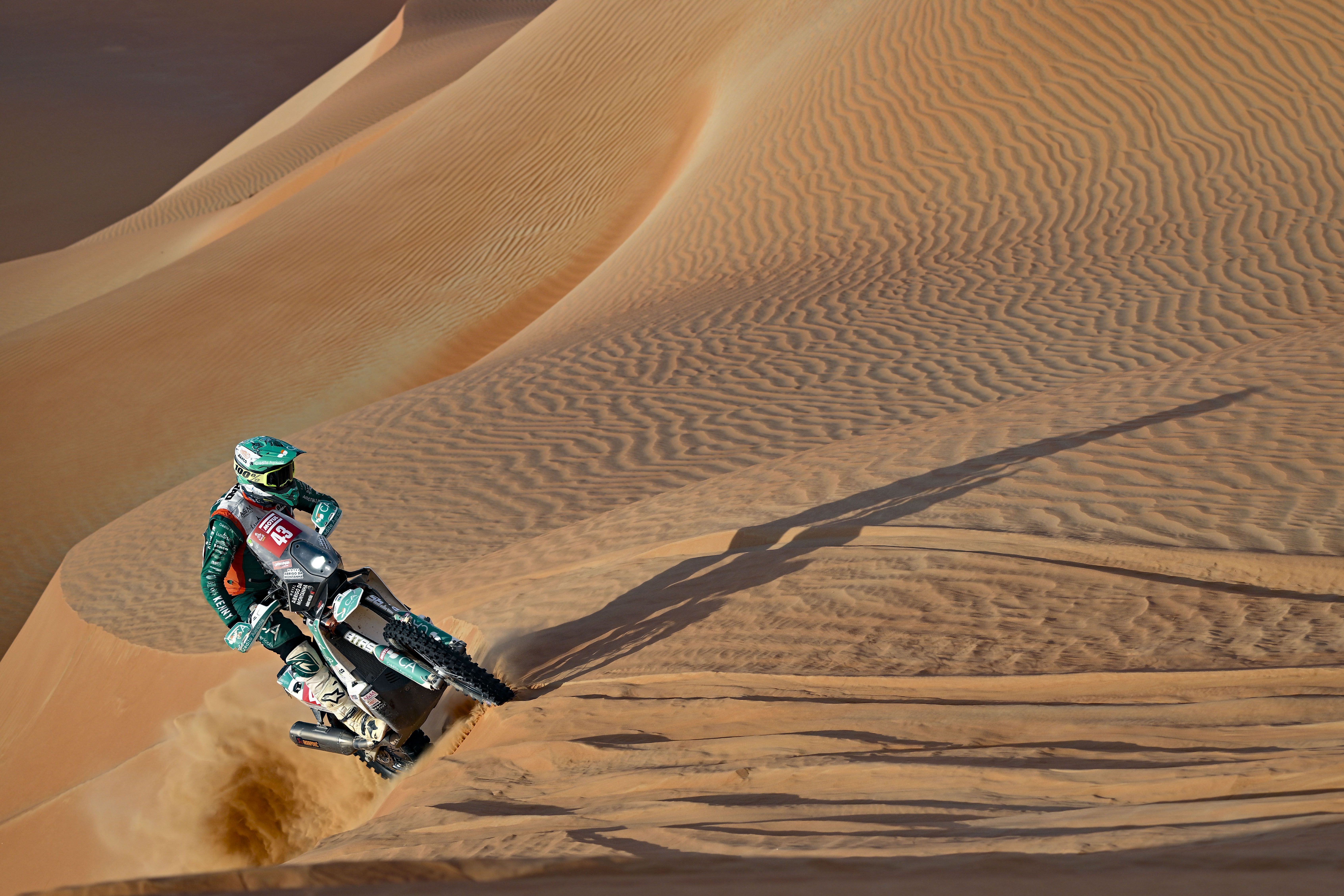 Mario Patrao en la etapa 12 del Dakar 2023