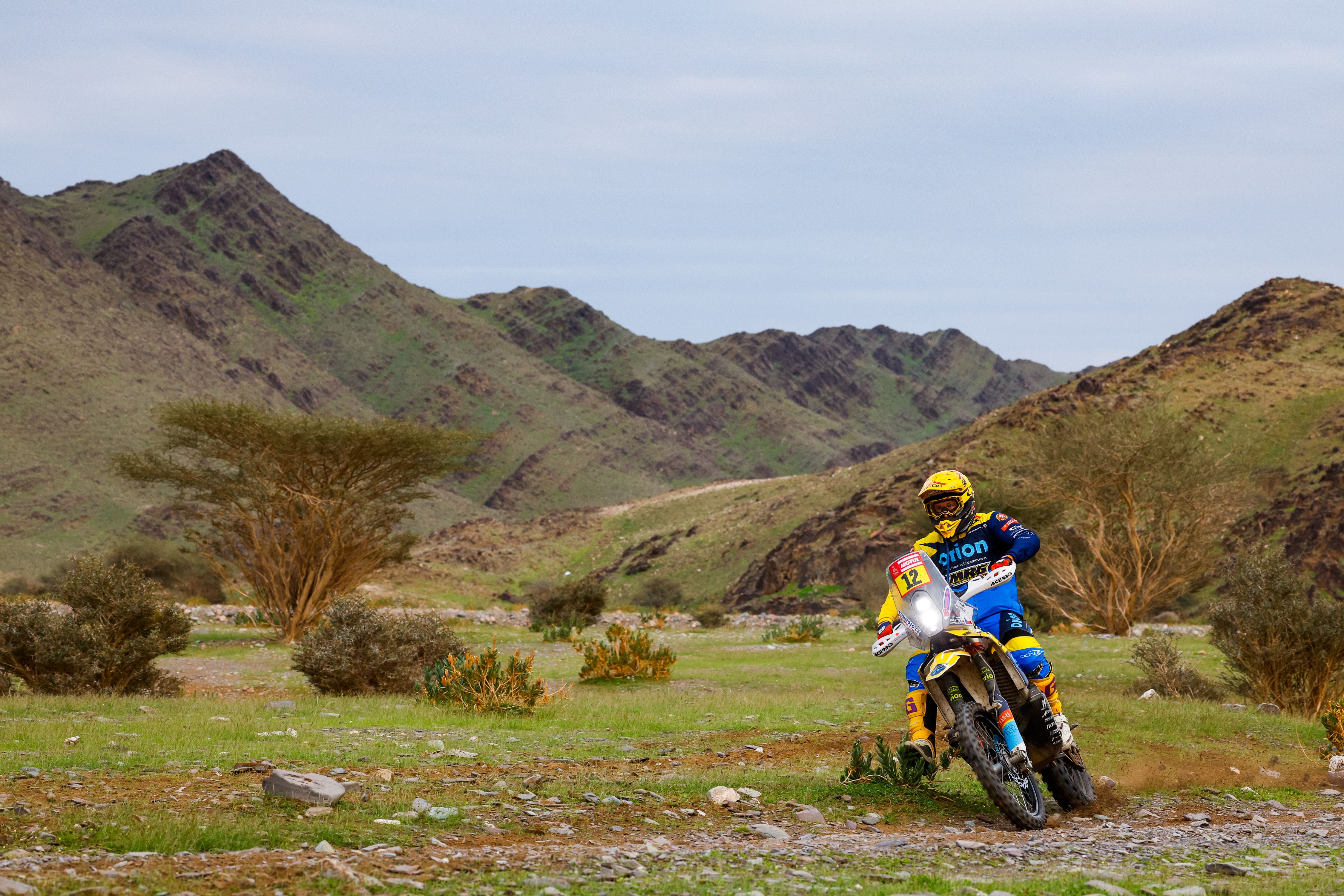 Martin Michek en la etapa 2 del Dakar 2023