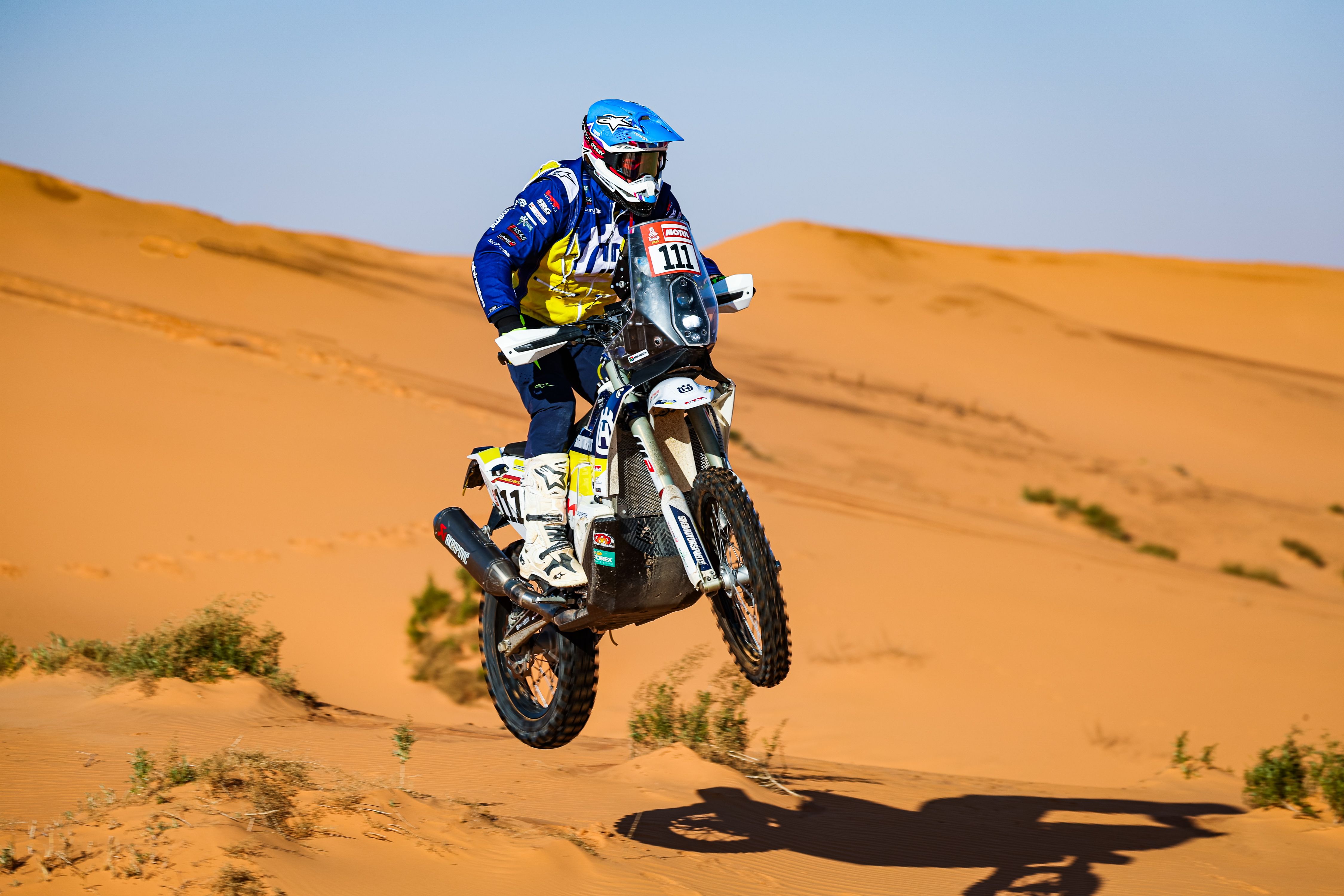 Michael Docherty en la etapa 6 del Dakar 2023