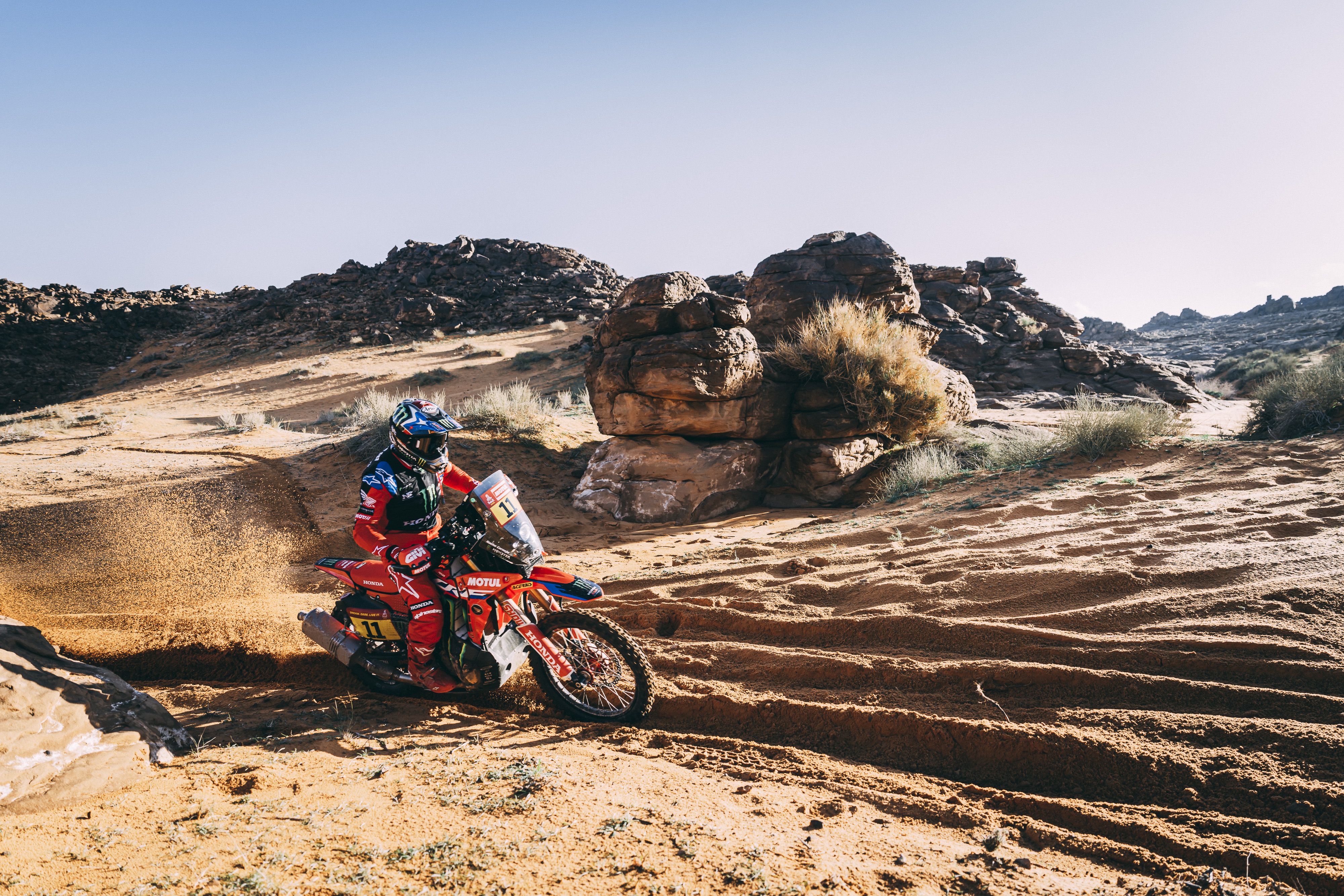 Nacho Cornejo en la etapa 4 del Dakar 2023