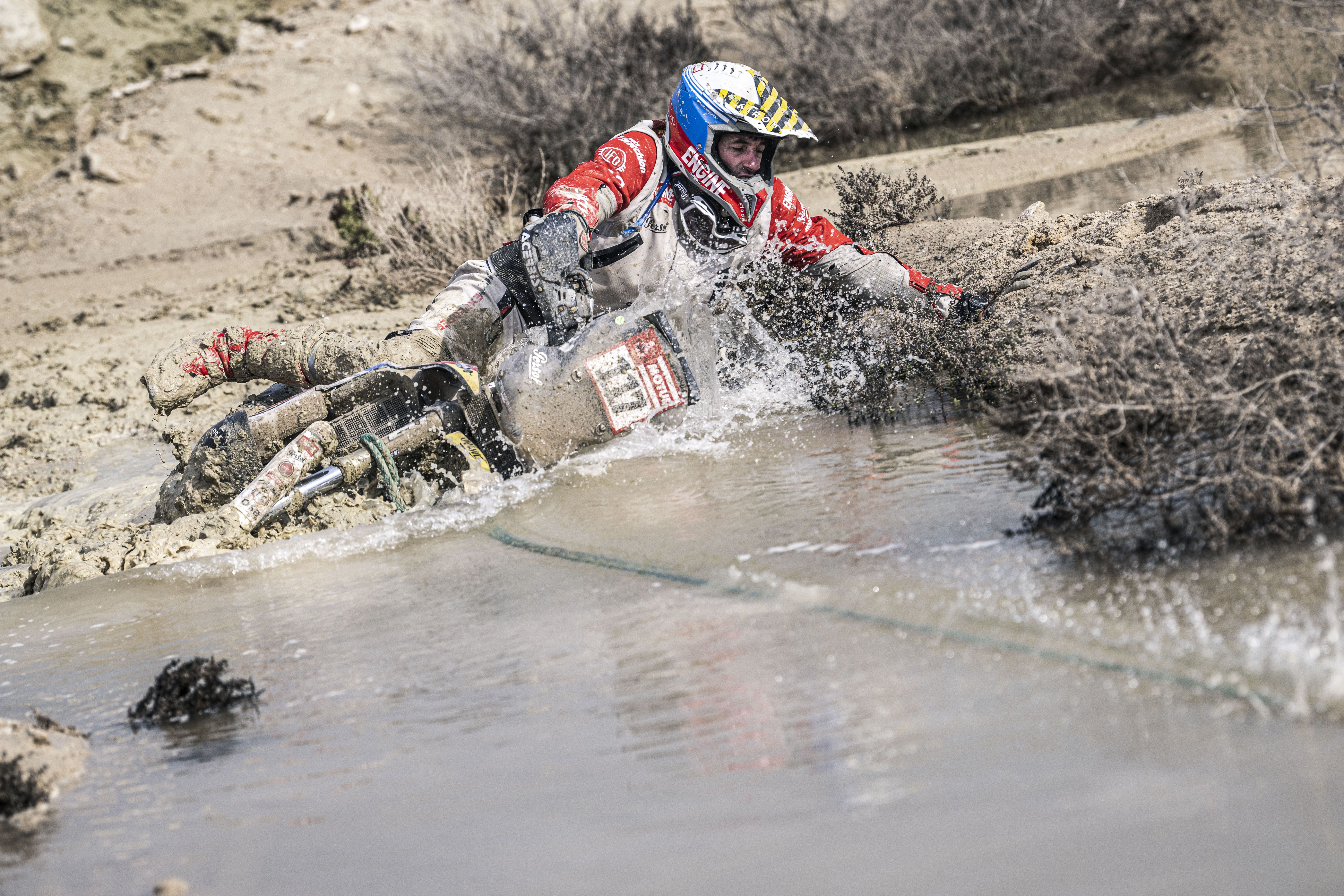 Ottavio Missoni en la etapa 14 del Dakar 2023