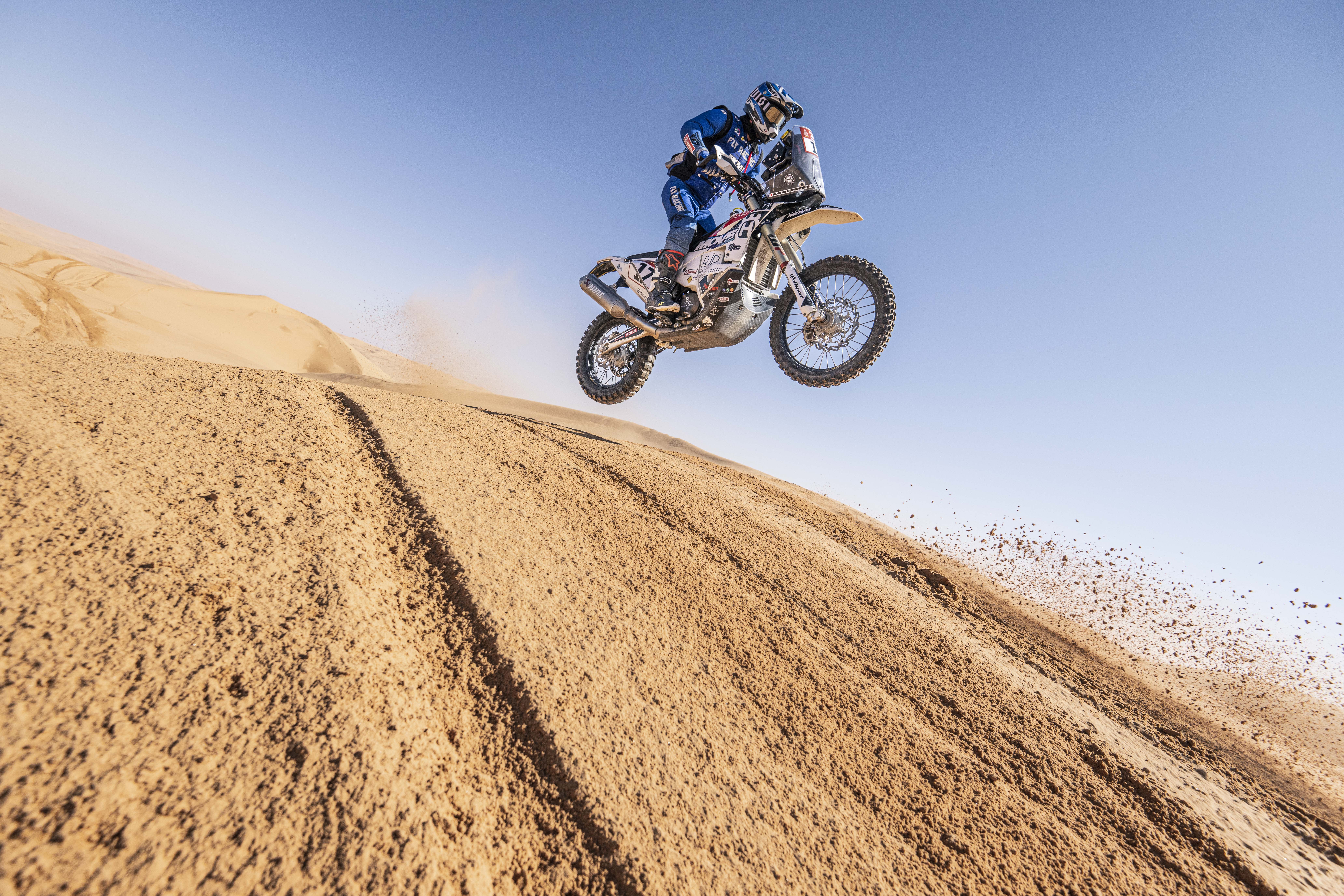 Romain Dumontier en la etapa 6 del Dakar 2023