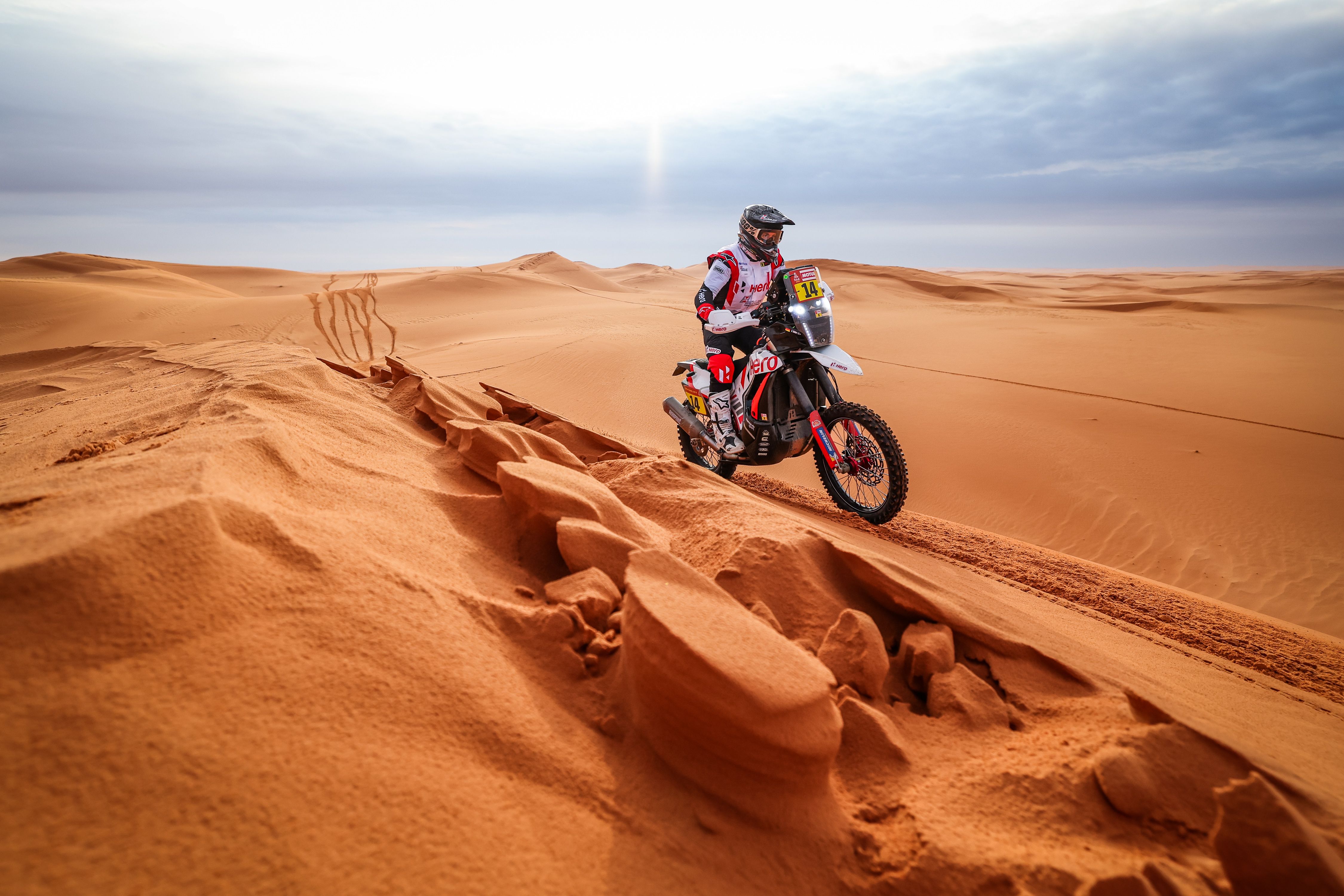 Sebastian Buhler en la etapa 9 del Dakar 2023