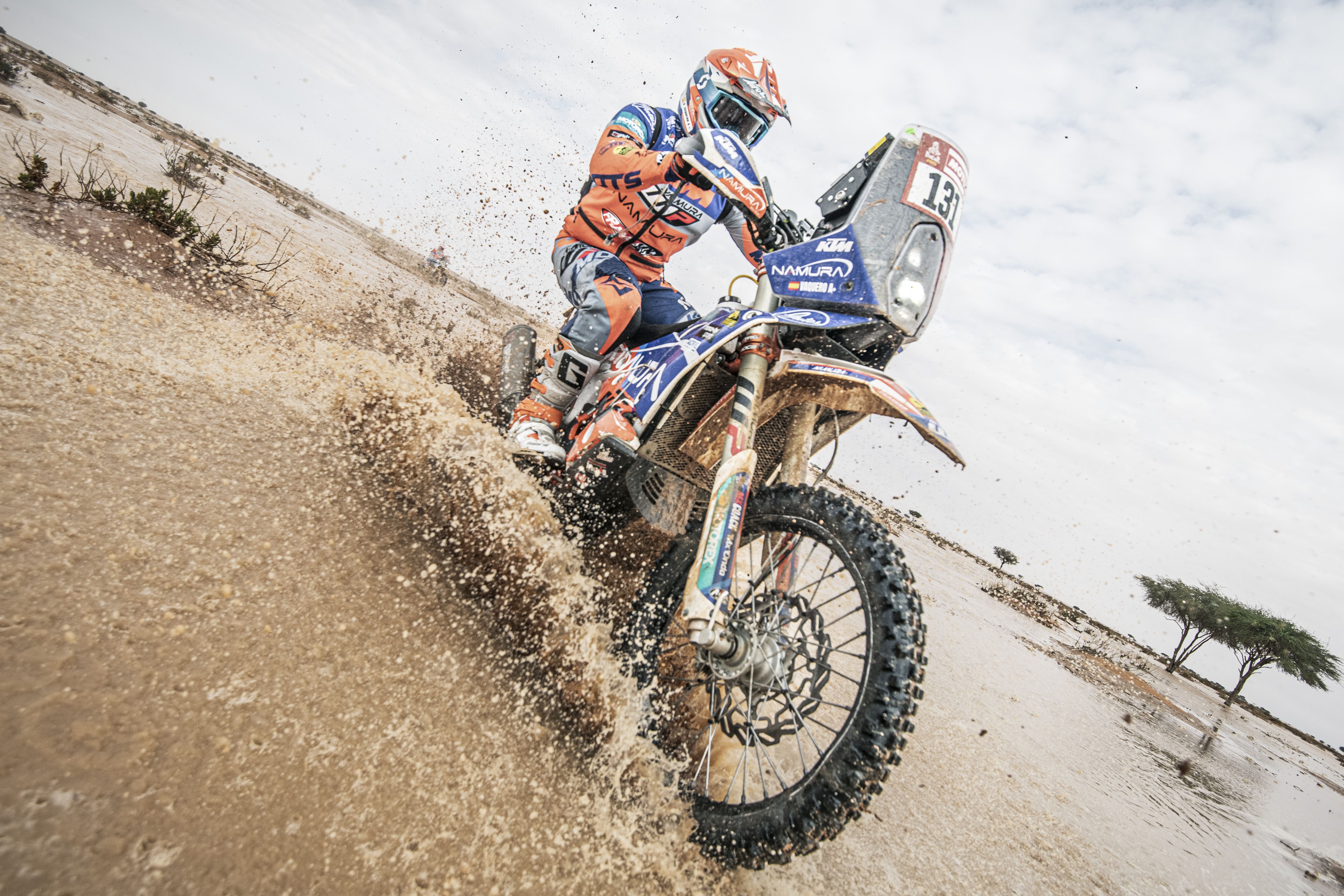 Sergio Vaquero en la etapa 9 del Dakar 2023