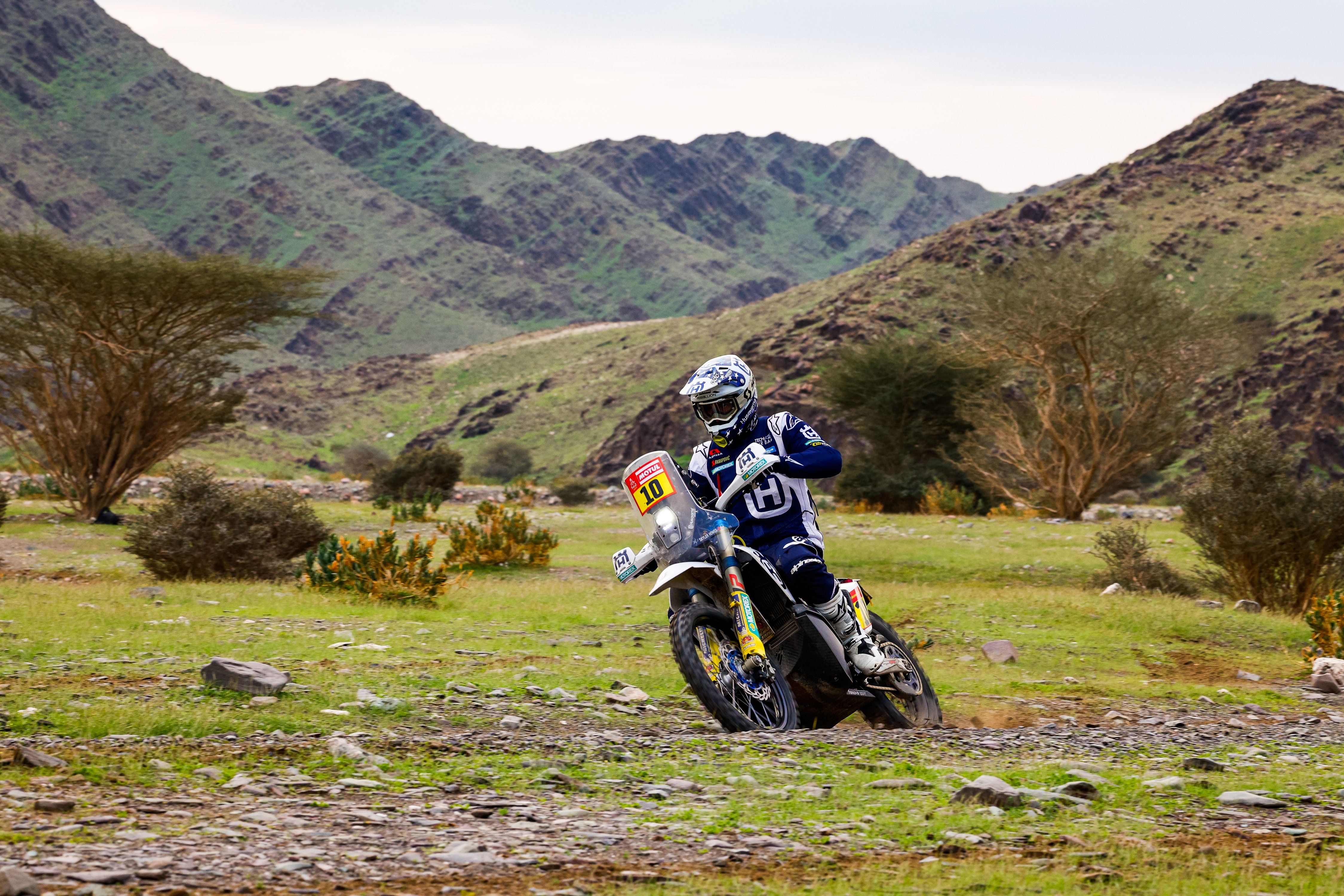 Skyler Howes en la etapa 2 del Dakar 2023