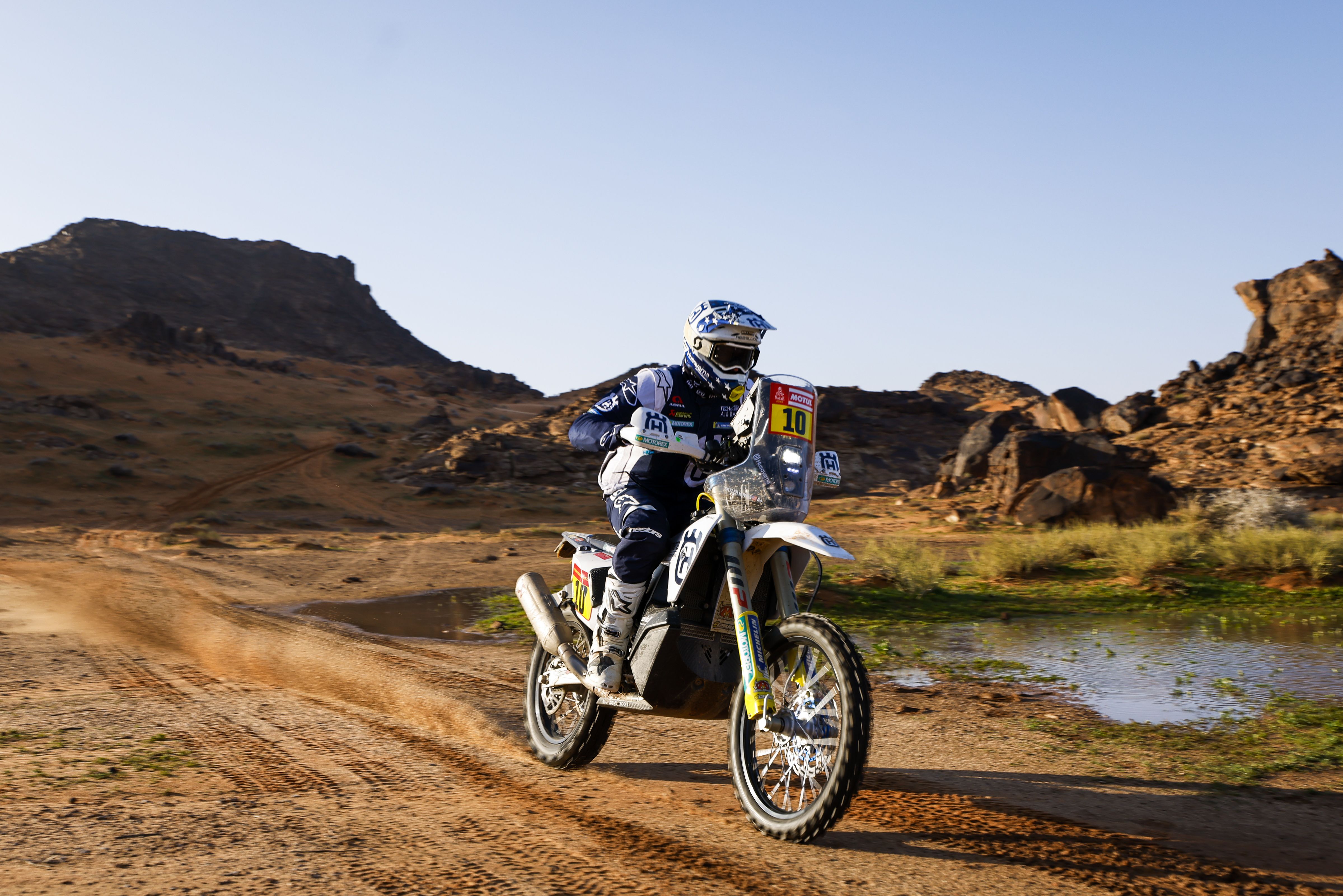 Skyler Howes en la etapa 4 del Dakar 2023