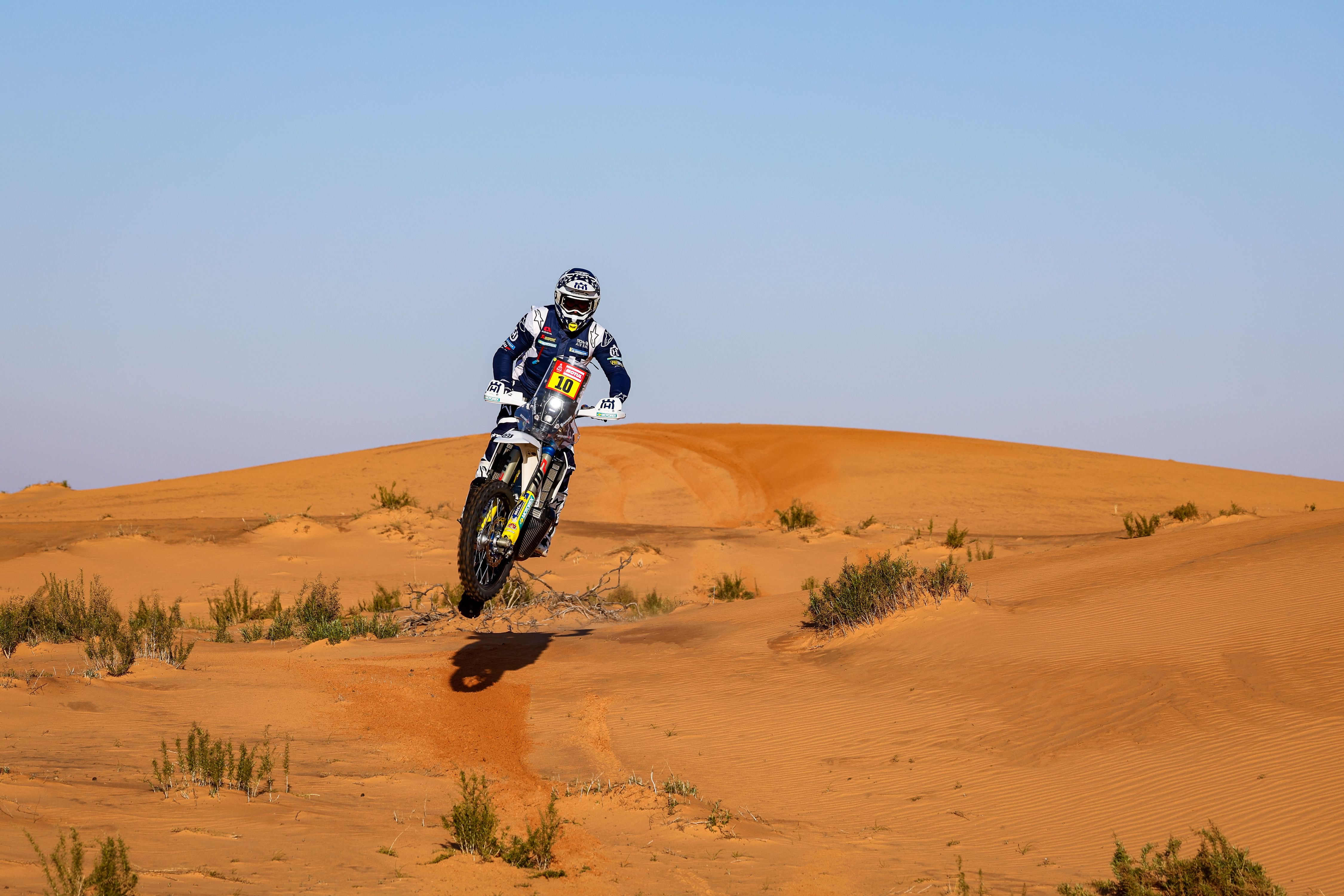 Skyler Howes en la etapa 6 del Dakar 2023