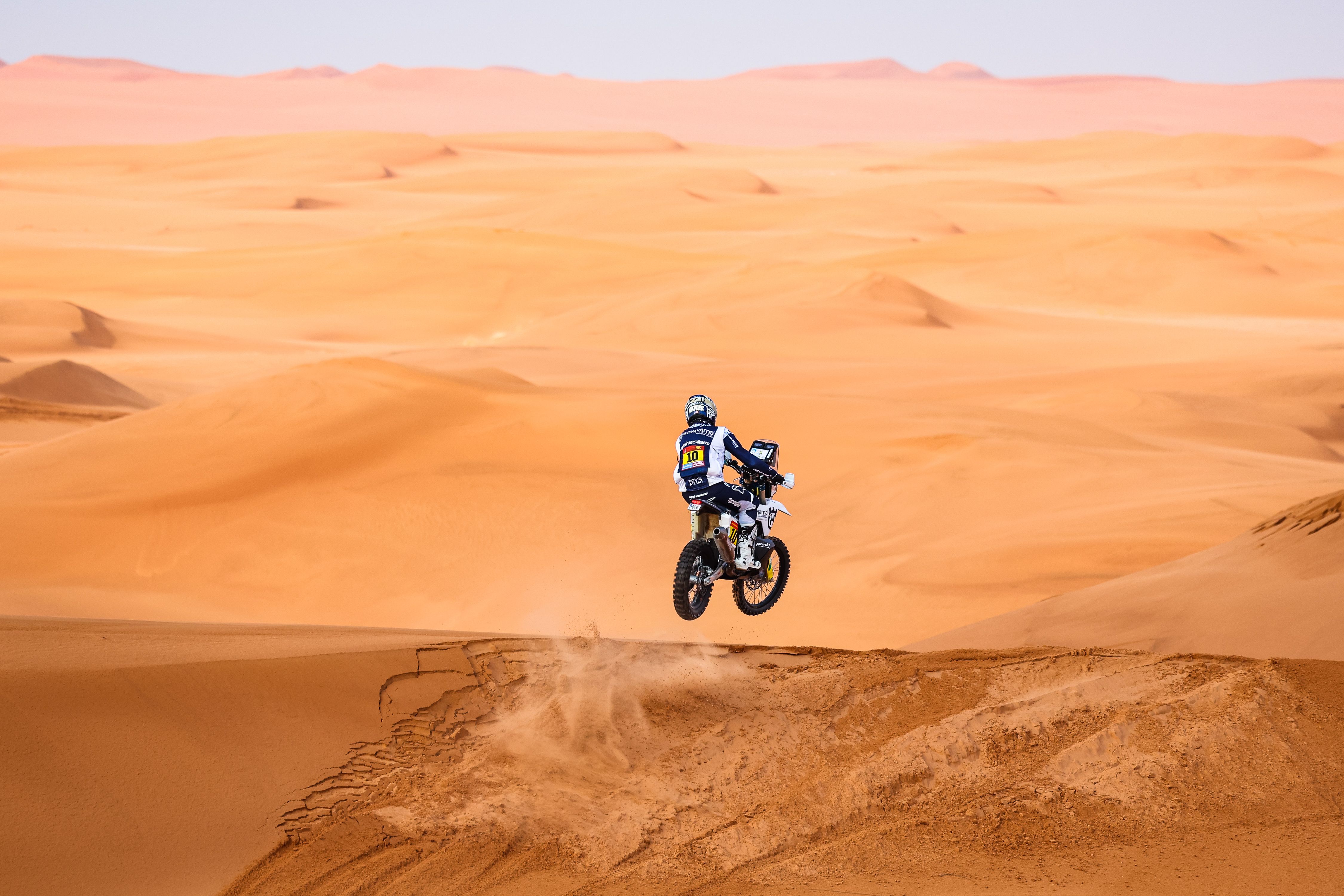 Skyler Howes en la etapa 9 del Dakar 2023