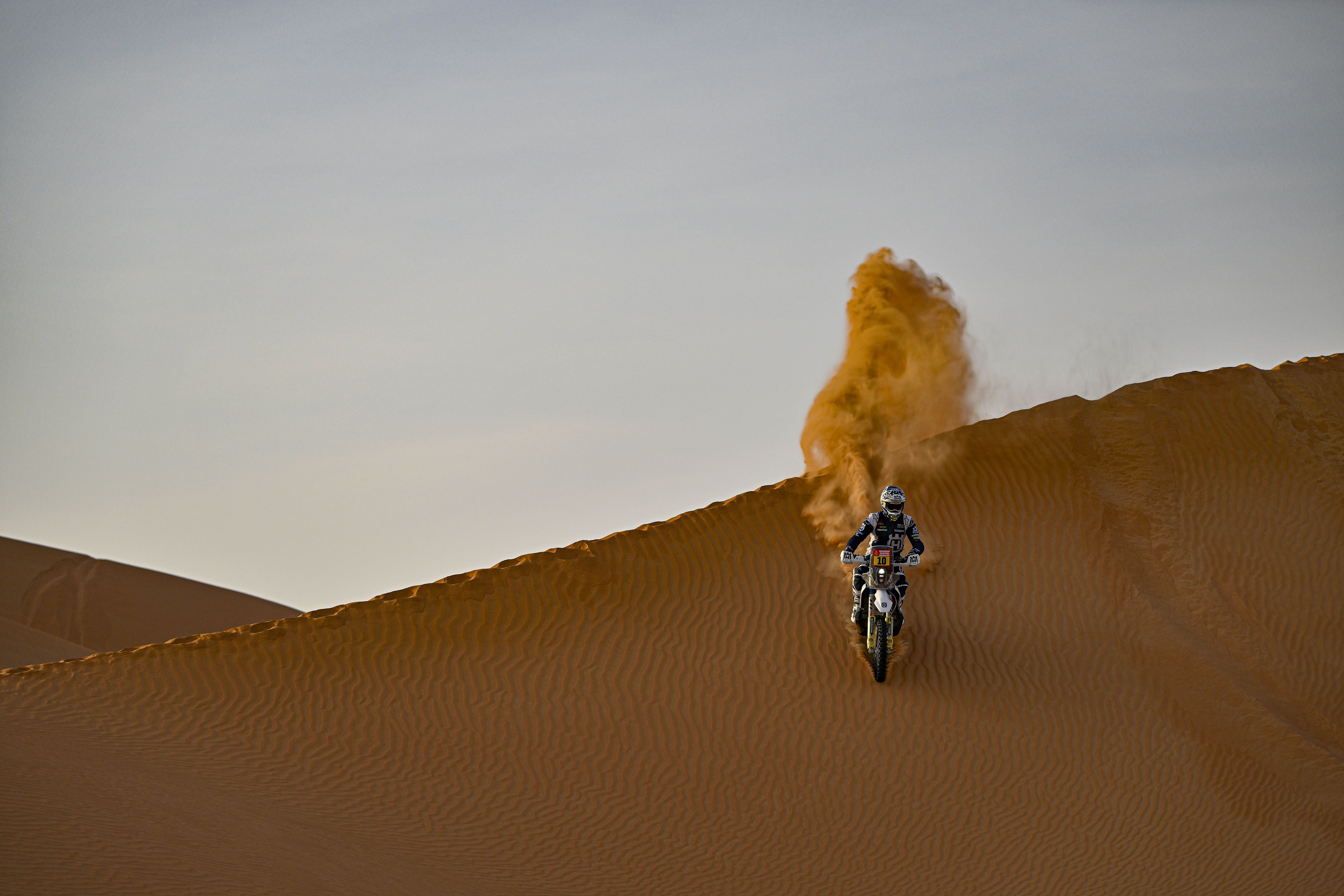 Skyler Howes en la etapa 12 del Dakar 2023