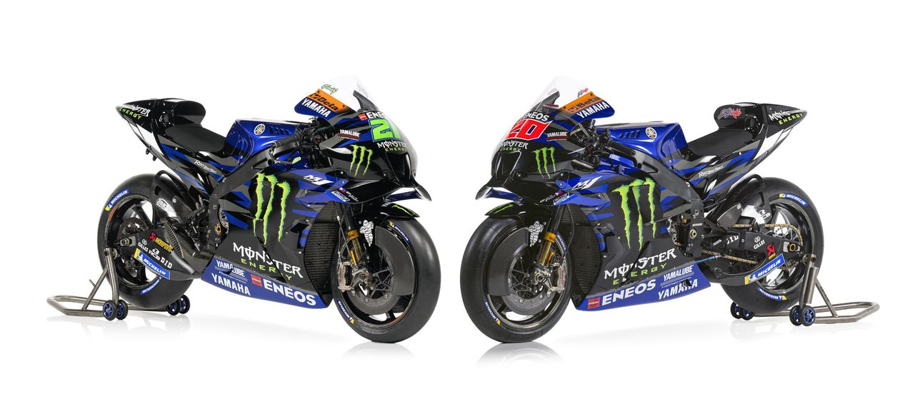Yamaha YZR M1 Monster MotoGP 2023 Fabio Quartararo Franco Morbidelli 02