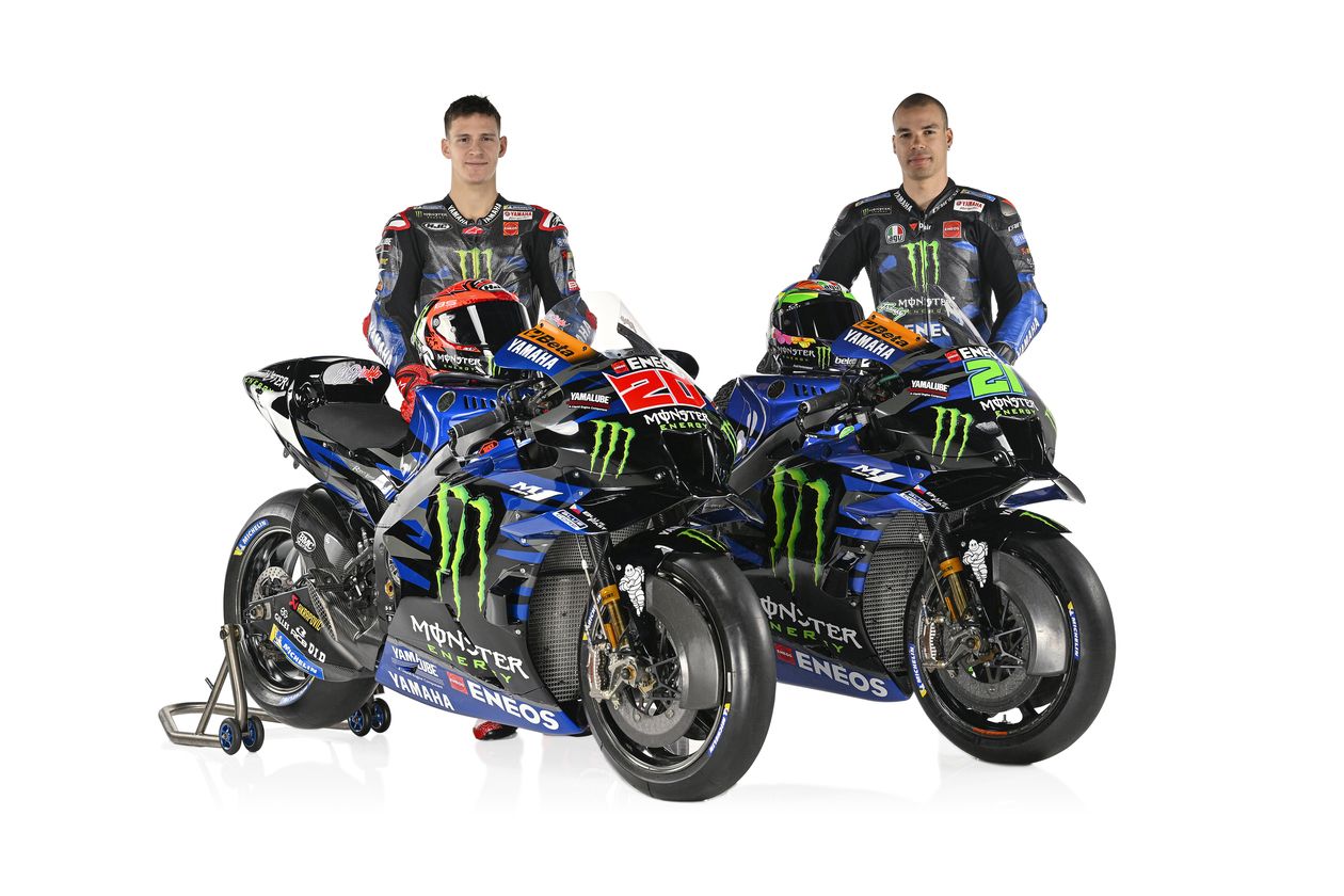 Yamaha YZR M1 Monster MotoGP 2023 Fabio Quartararo Franco Morbidelli 12