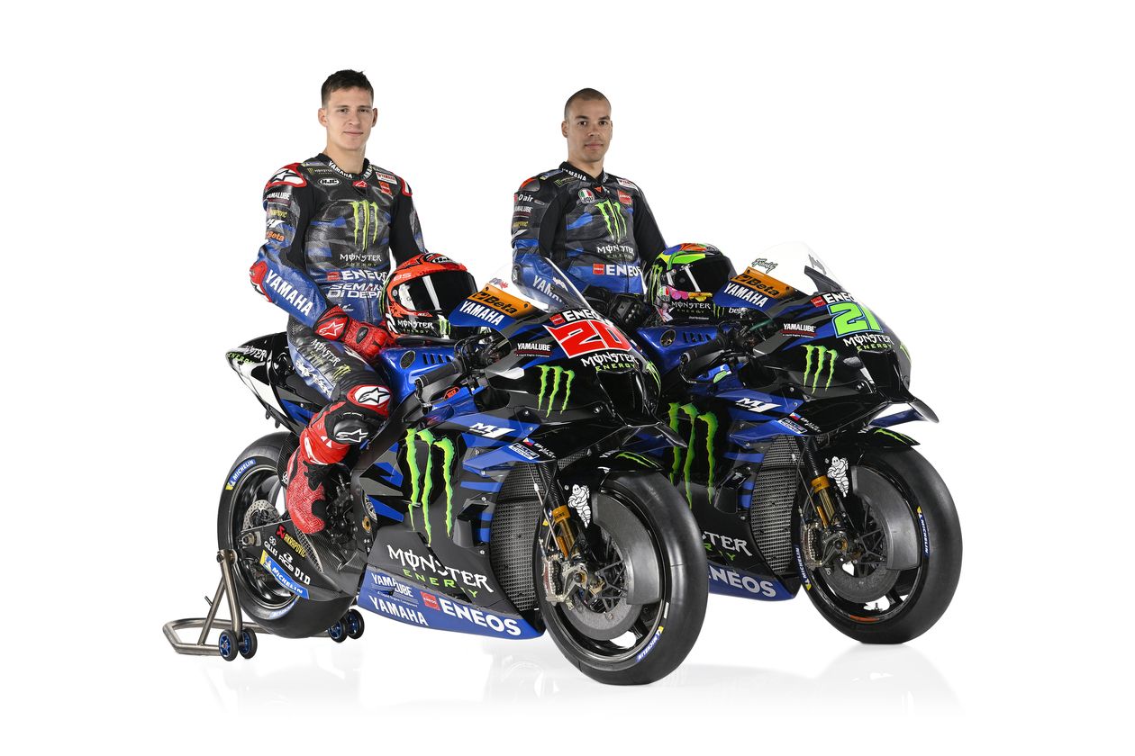 Yamaha YZR M1 Monster MotoGP 2023 Fabio Quartararo Franco Morbidelli 14