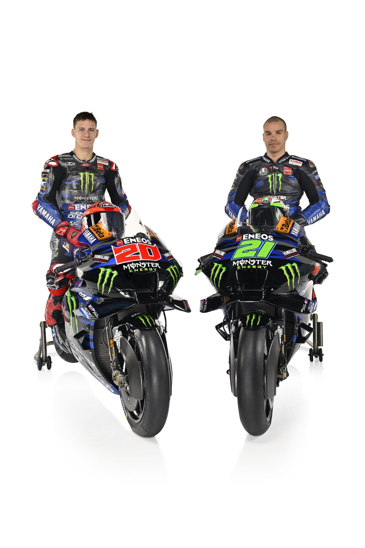 Yamaha YZR M1 Monster MotoGP 2023 Fabio Quartararo Franco Morbidelli 21