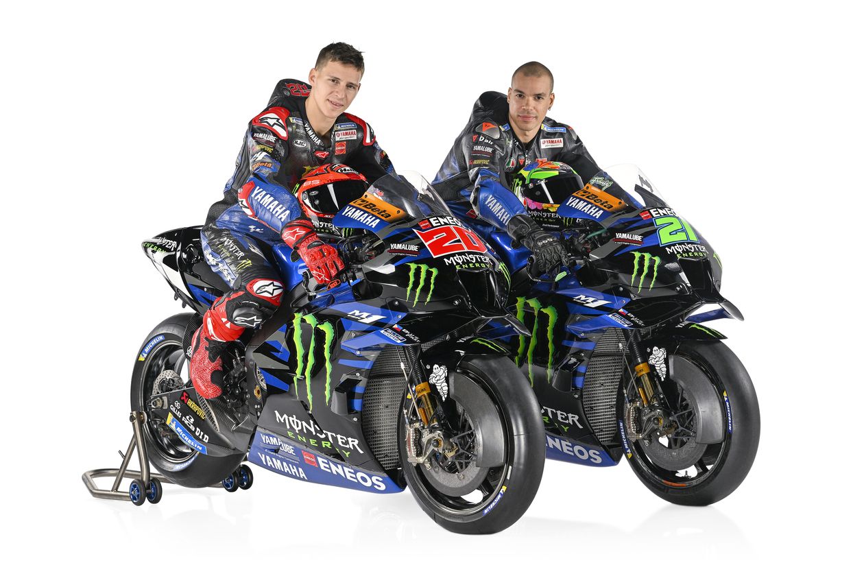 Yamaha YZR M1 Monster MotoGP 2023 Fabio Quartararo Franco Morbidelli 28