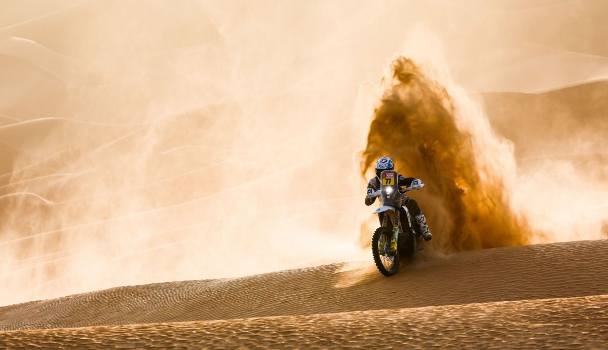 Luciano Benavides en la etapa 12 del Dakar 2023 Luciano Benavides en la etapa 12 del Dakar 2023
