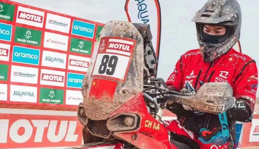 Sunier fue el mejor de los pilotos Kove en el Dakar 2023 Sunier fue el mejor de los pilotos Kove en el Dakar 2023