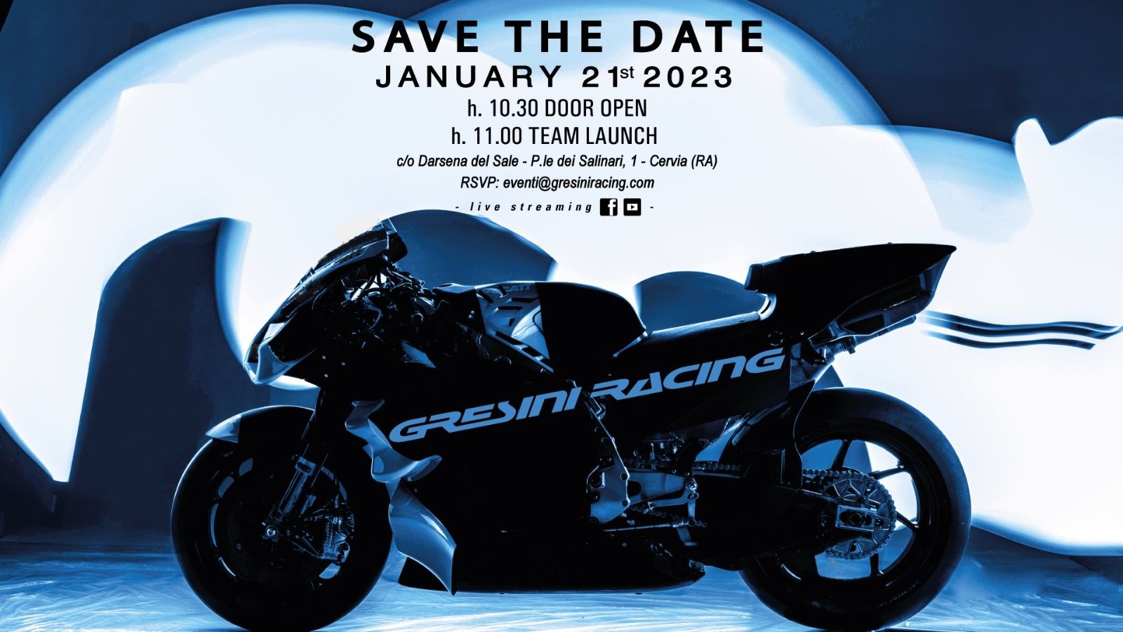 Presentación de las Ducati Desmosedici del Gresini Racing para MotoGP 2023