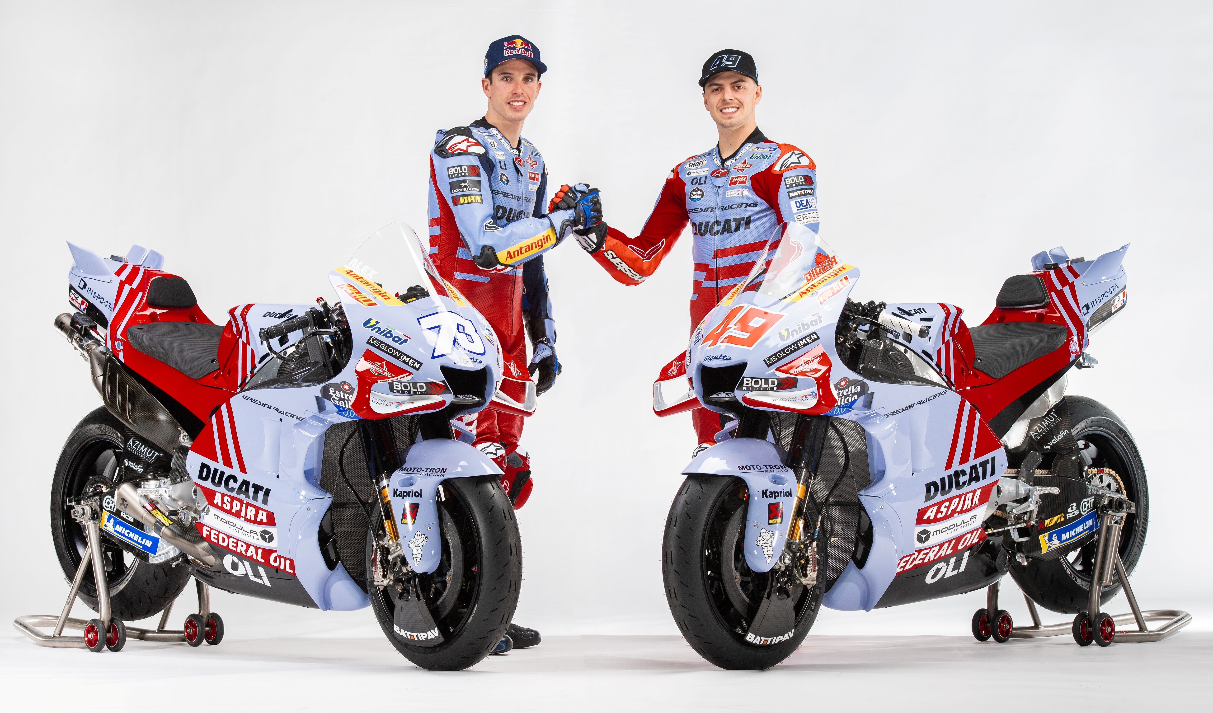 Ducati Desmosedici GP22 Gresini MotoGP 2023 Álex Márquez Fabio Di Giannantonio 25