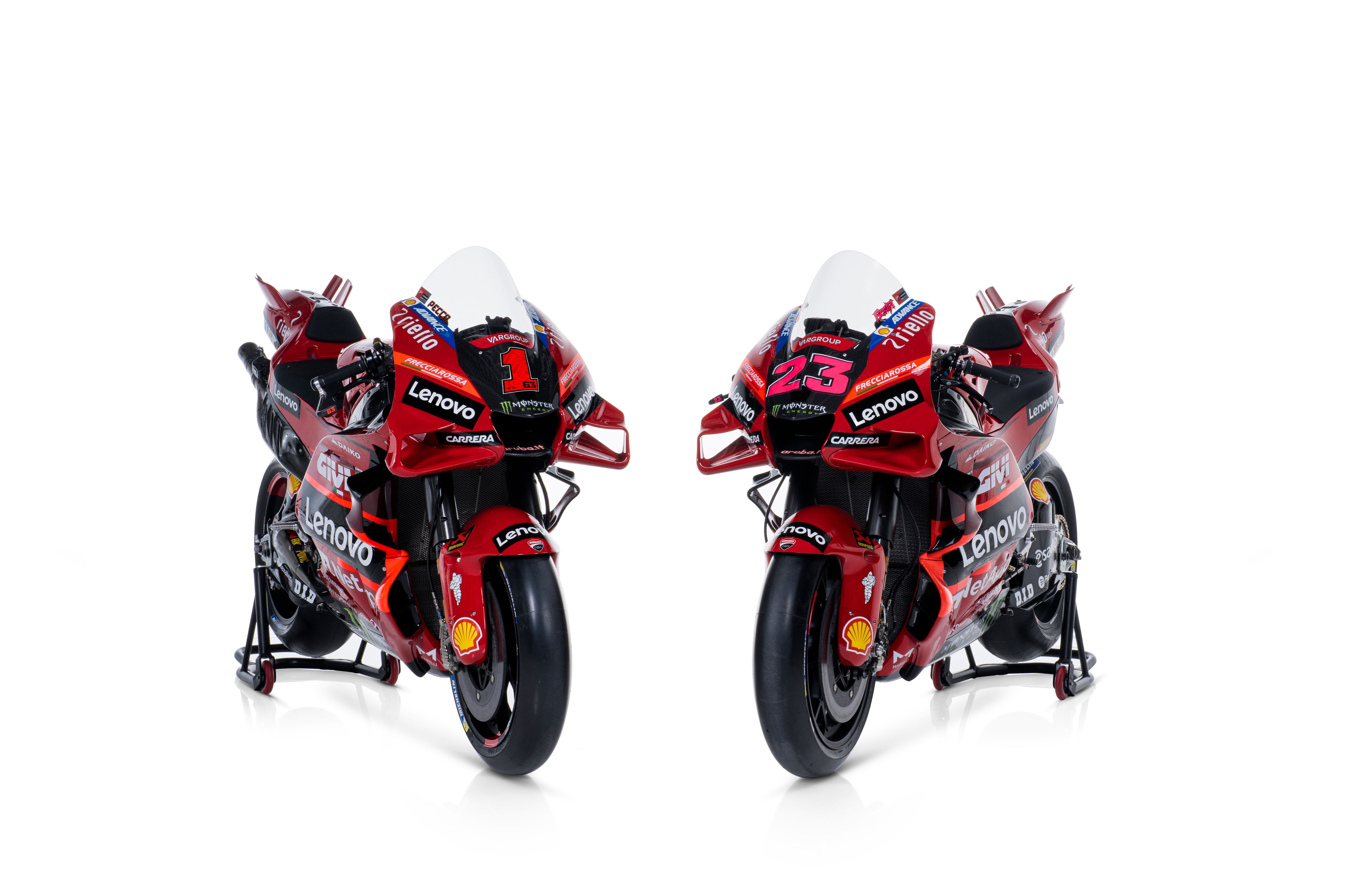 Ducati Desmosedici GP23 Lenovo MotoGP 2023 Pecco Bagnaia Enea Bastianini 01