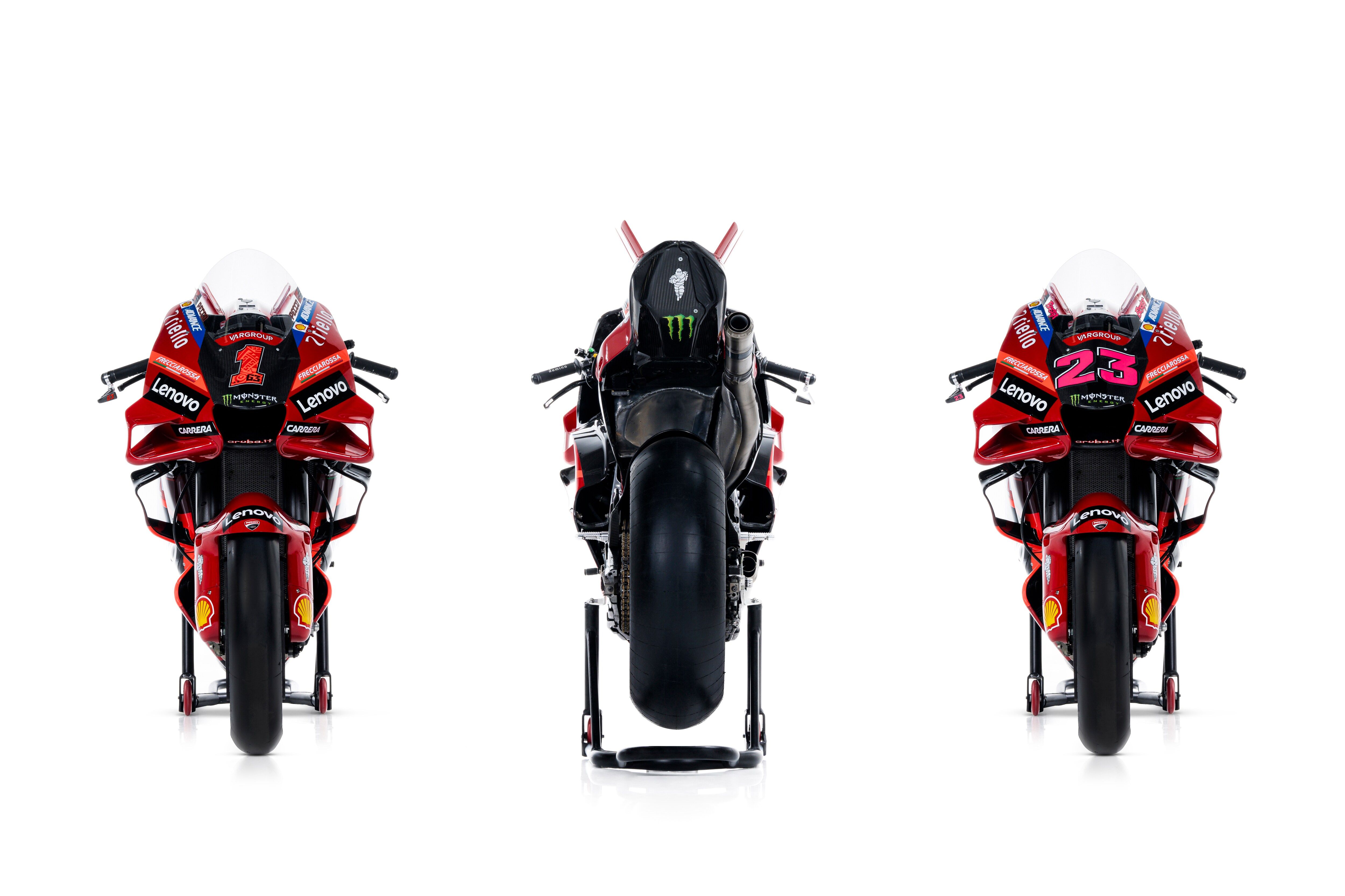 Ducati Desmosedici GP23 Lenovo MotoGP 2023 Pecco Bagnaia Enea Bastianini 06