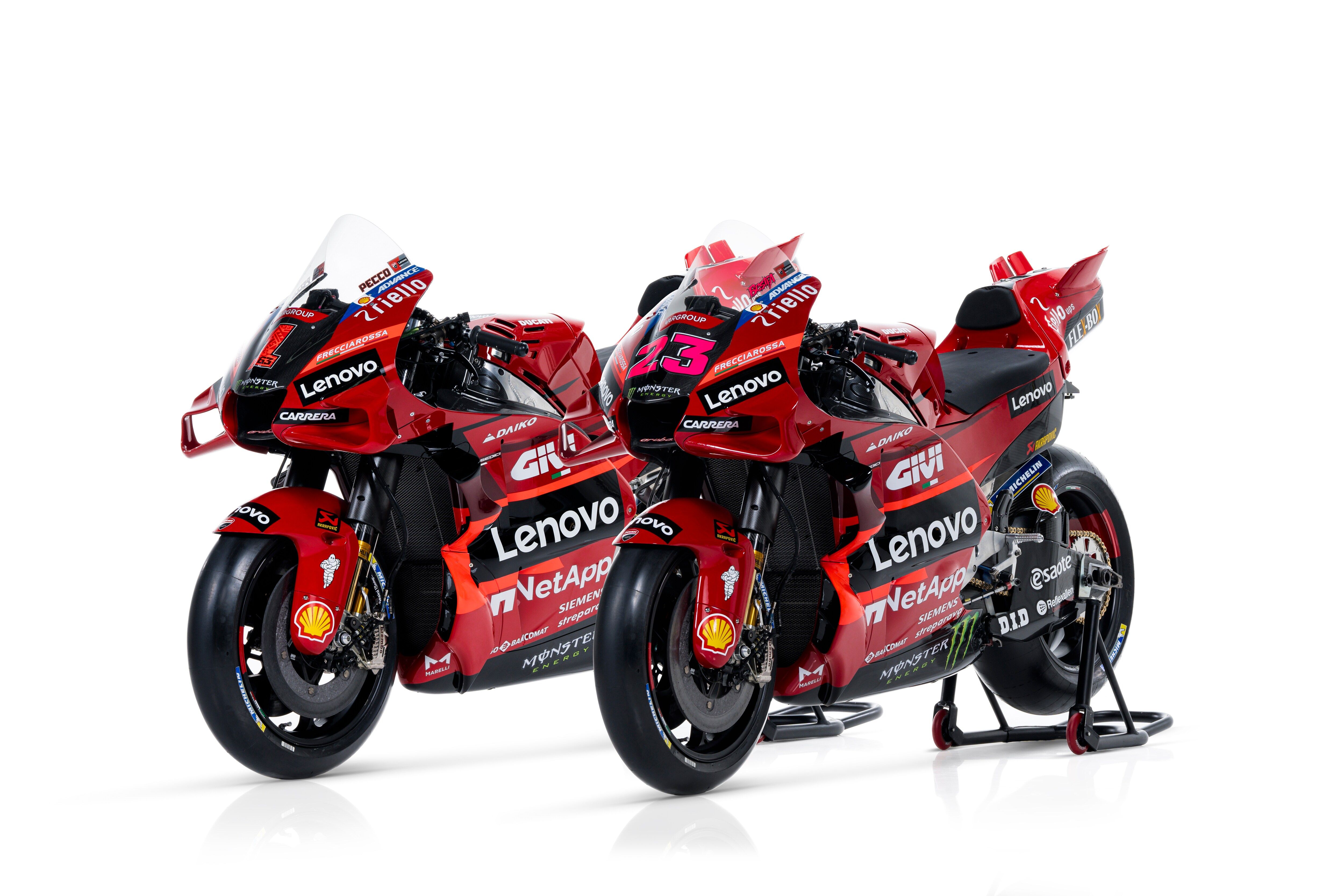 Ducati Desmosedici GP23 Lenovo MotoGP 2023 Pecco Bagnaia Enea Bastianini 10