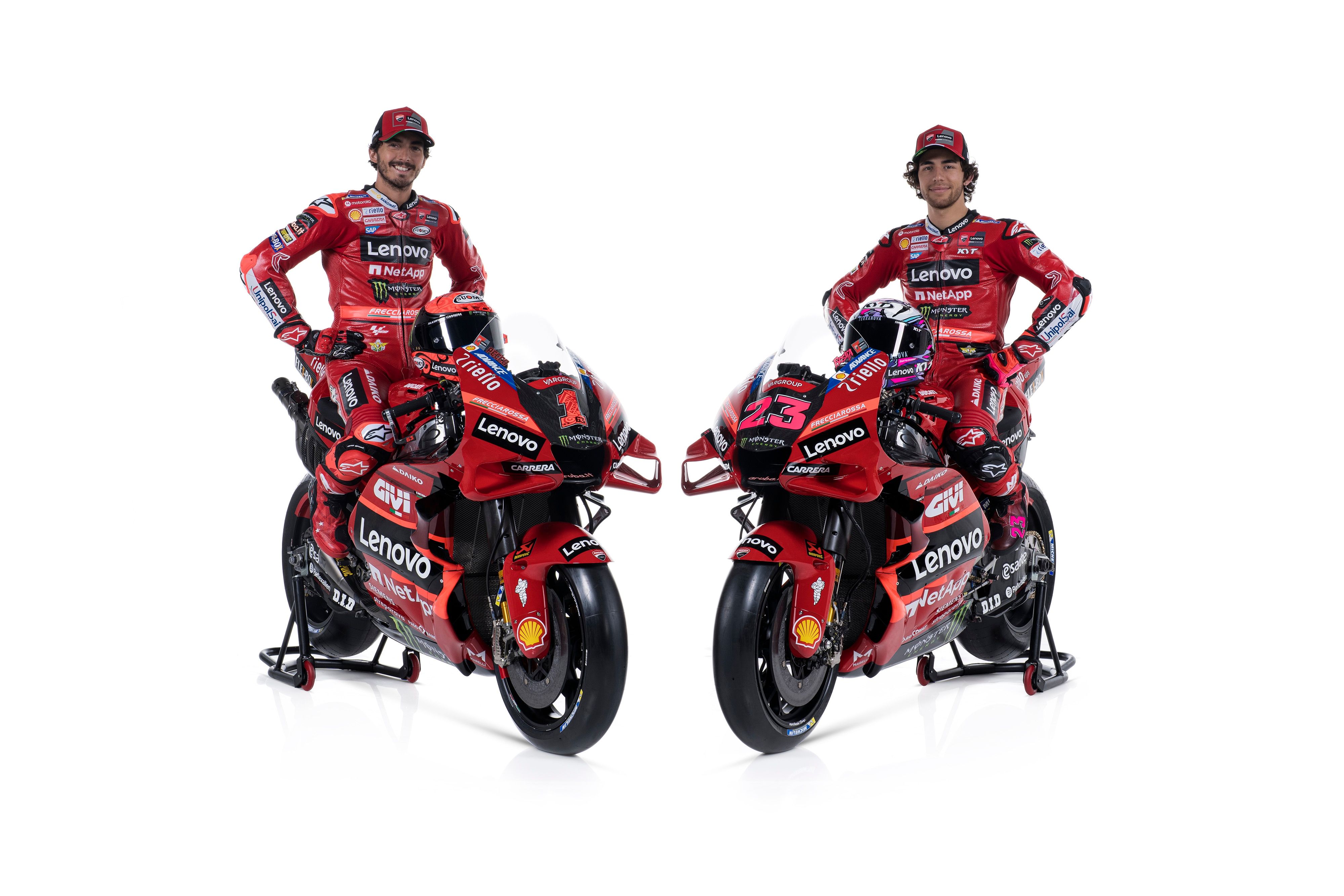 Ducati Desmosedici GP23 Lenovo MotoGP 2023 Pecco Bagnaia Enea Bastianini 11