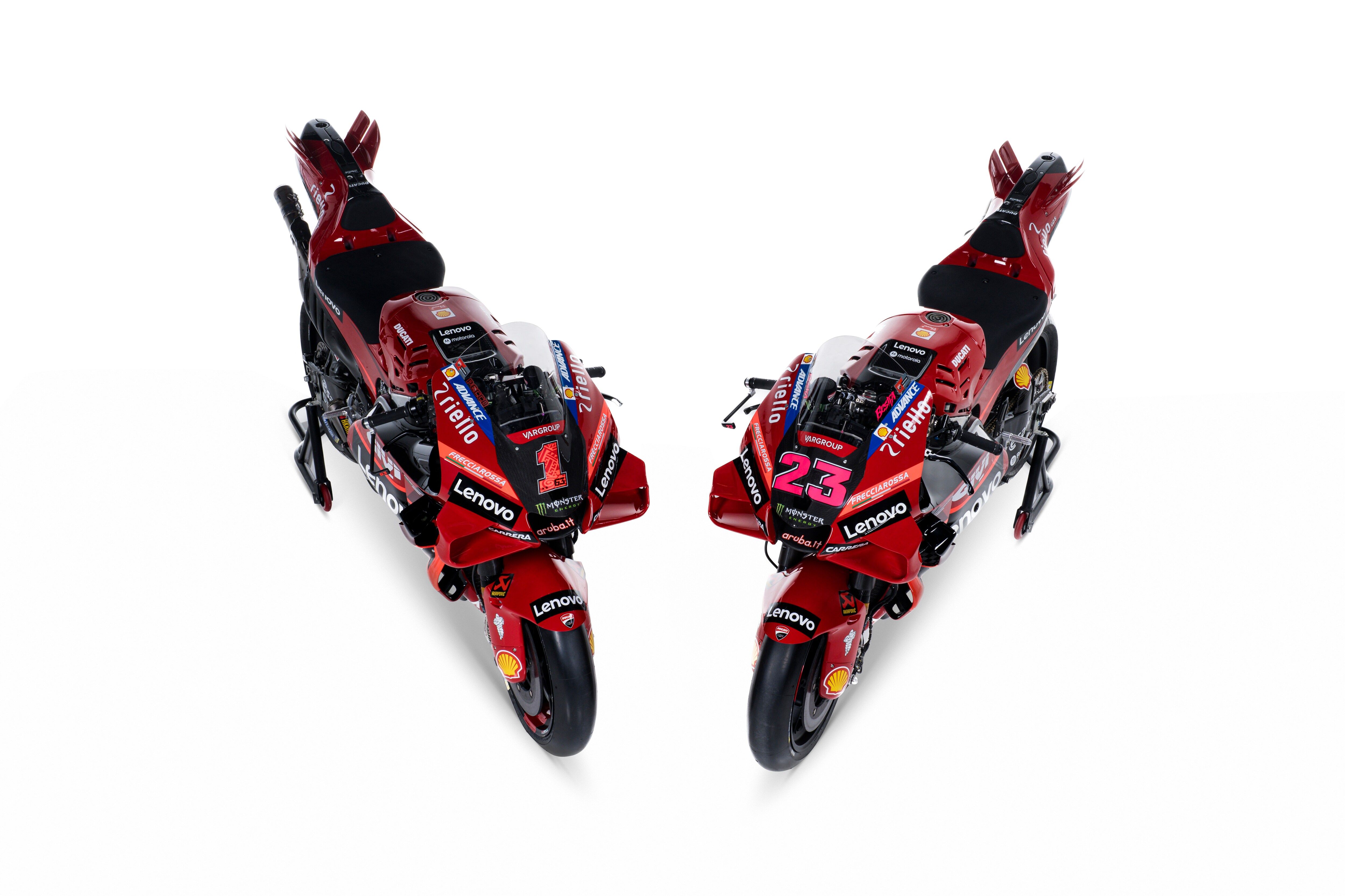 Ducati Desmosedici GP23 Lenovo MotoGP 2023 Pecco Bagnaia Enea Bastianini 24
