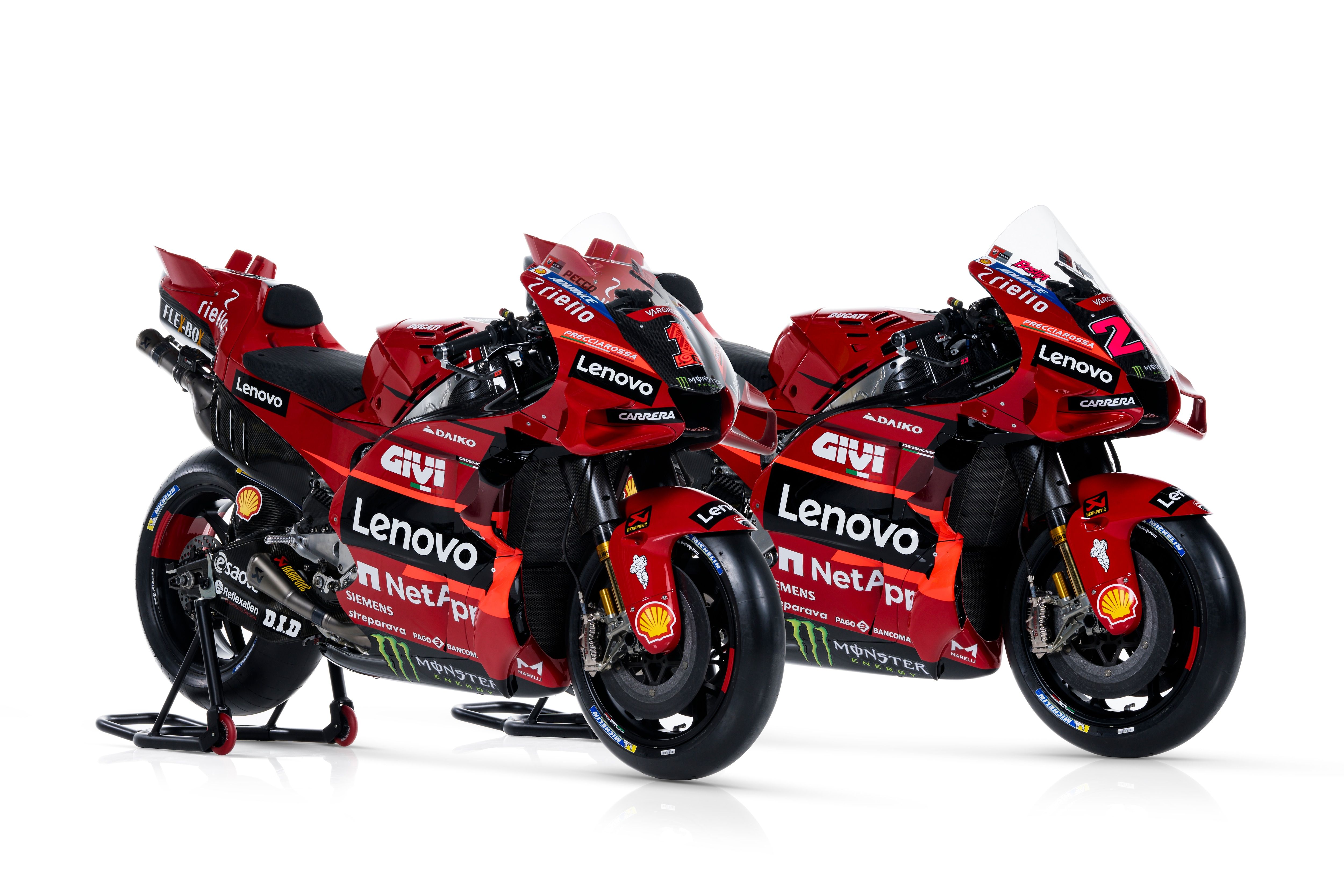 Ducati Desmosedici GP23 Lenovo MotoGP 2023 Pecco Bagnaia Enea Bastianini 27