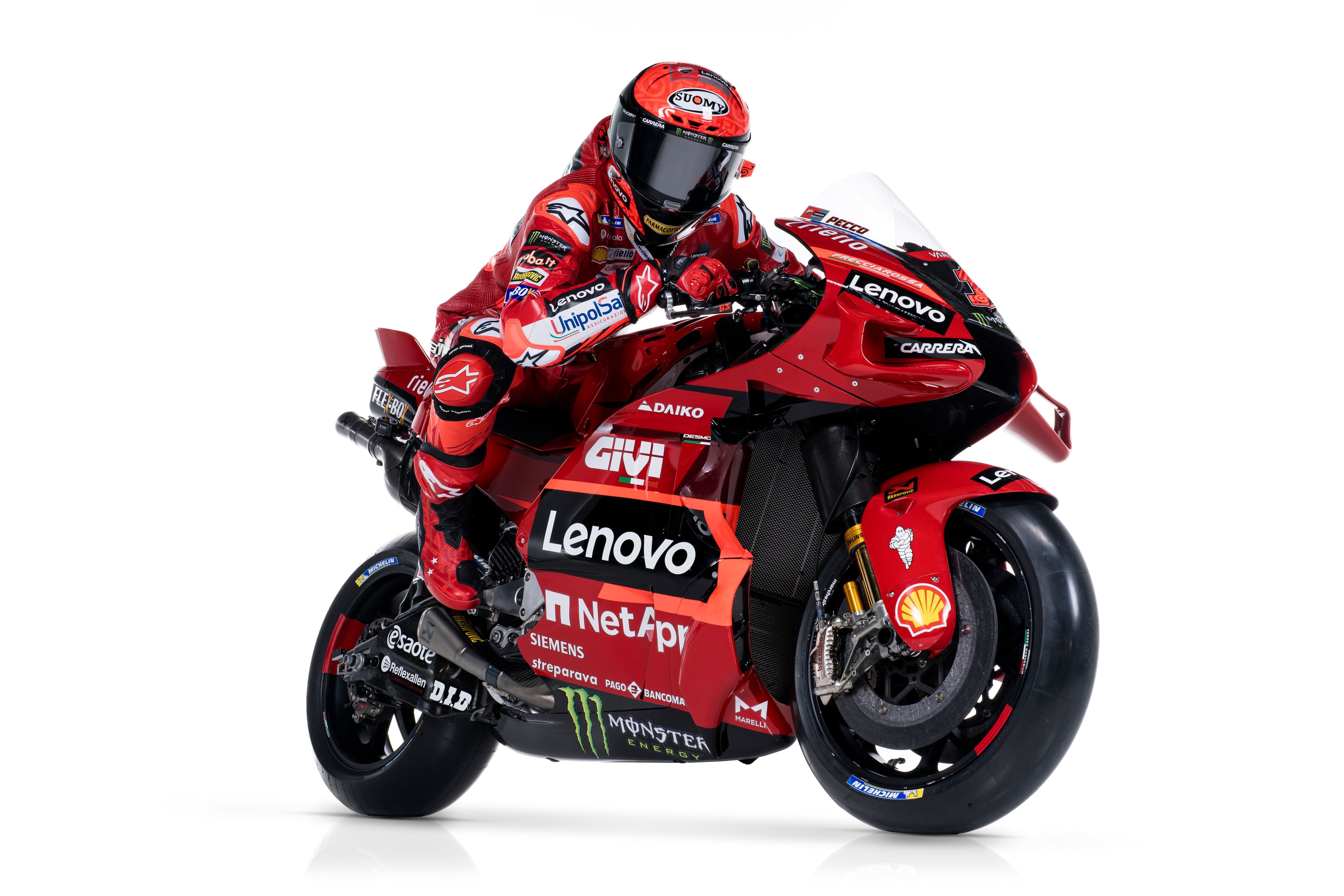 Ducati Desmosedici GP23 Lenovo MotoGP 2023 Pecco Bagnaia Enea Bastianini 33