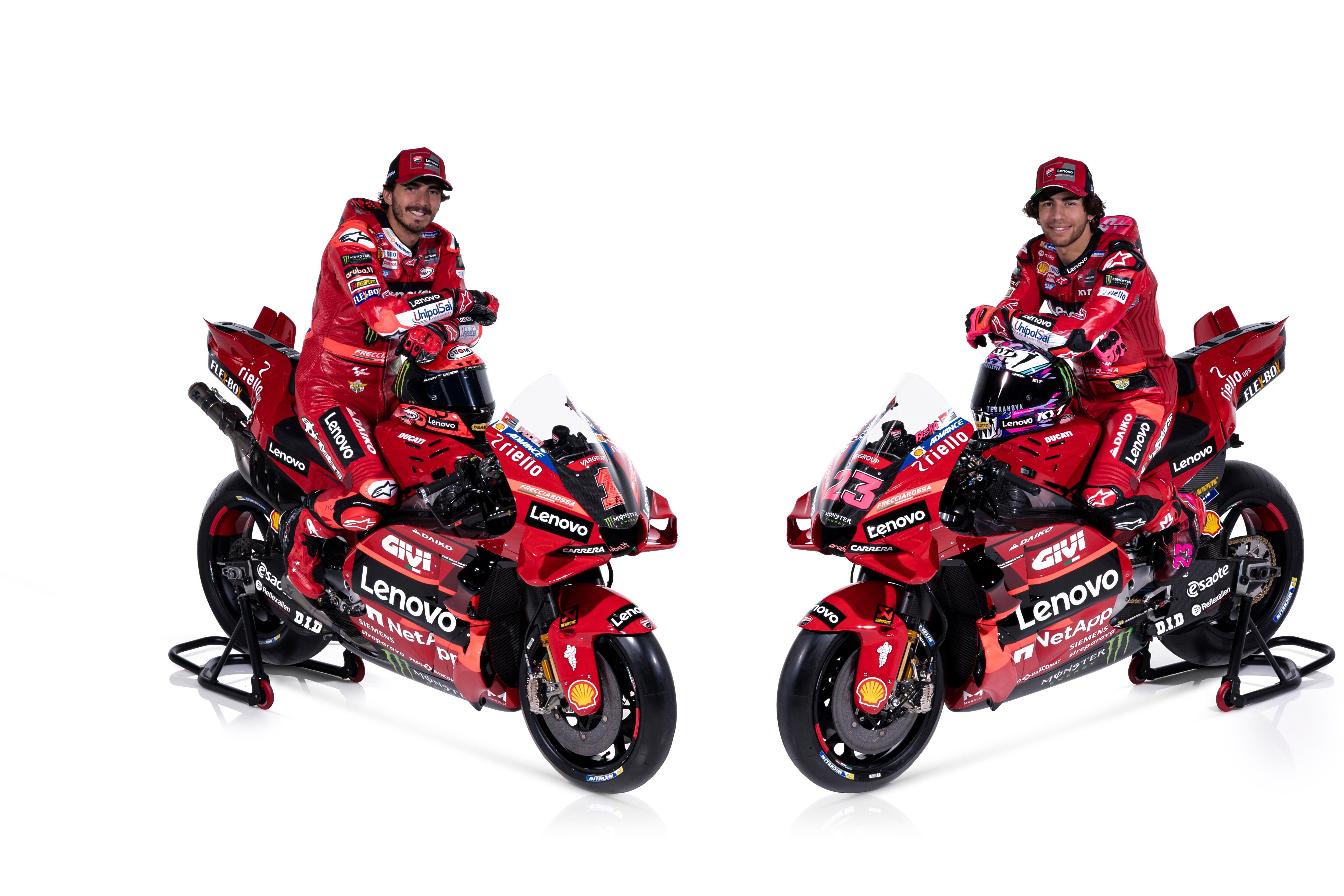 Ducati Desmosedici GP23 Lenovo MotoGP 2023 Pecco Bagnaia Enea Bastianini 45