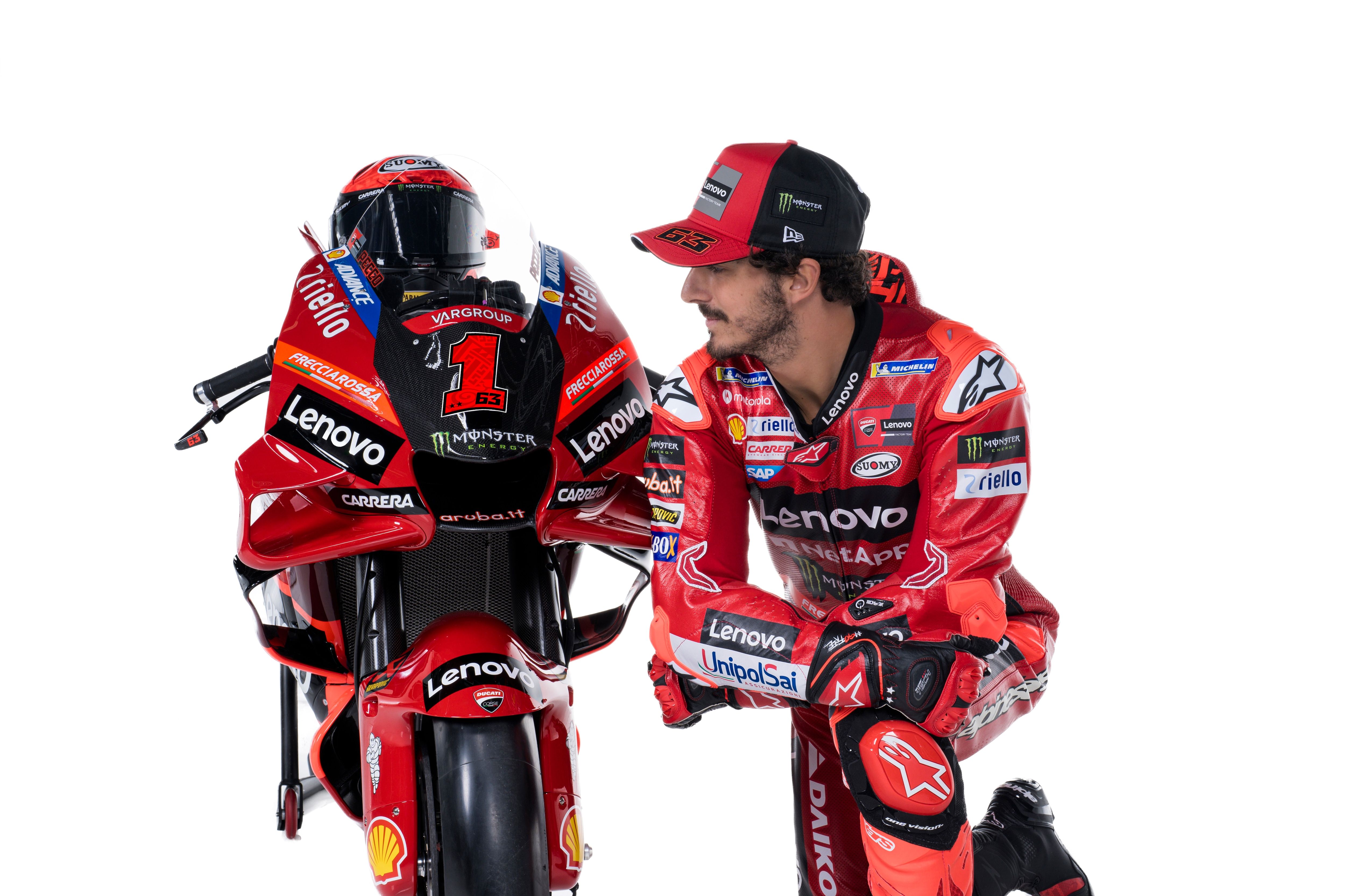 Ducati Desmosedici GP23 Lenovo MotoGP 2023 Pecco Bagnaia Enea Bastianini 47