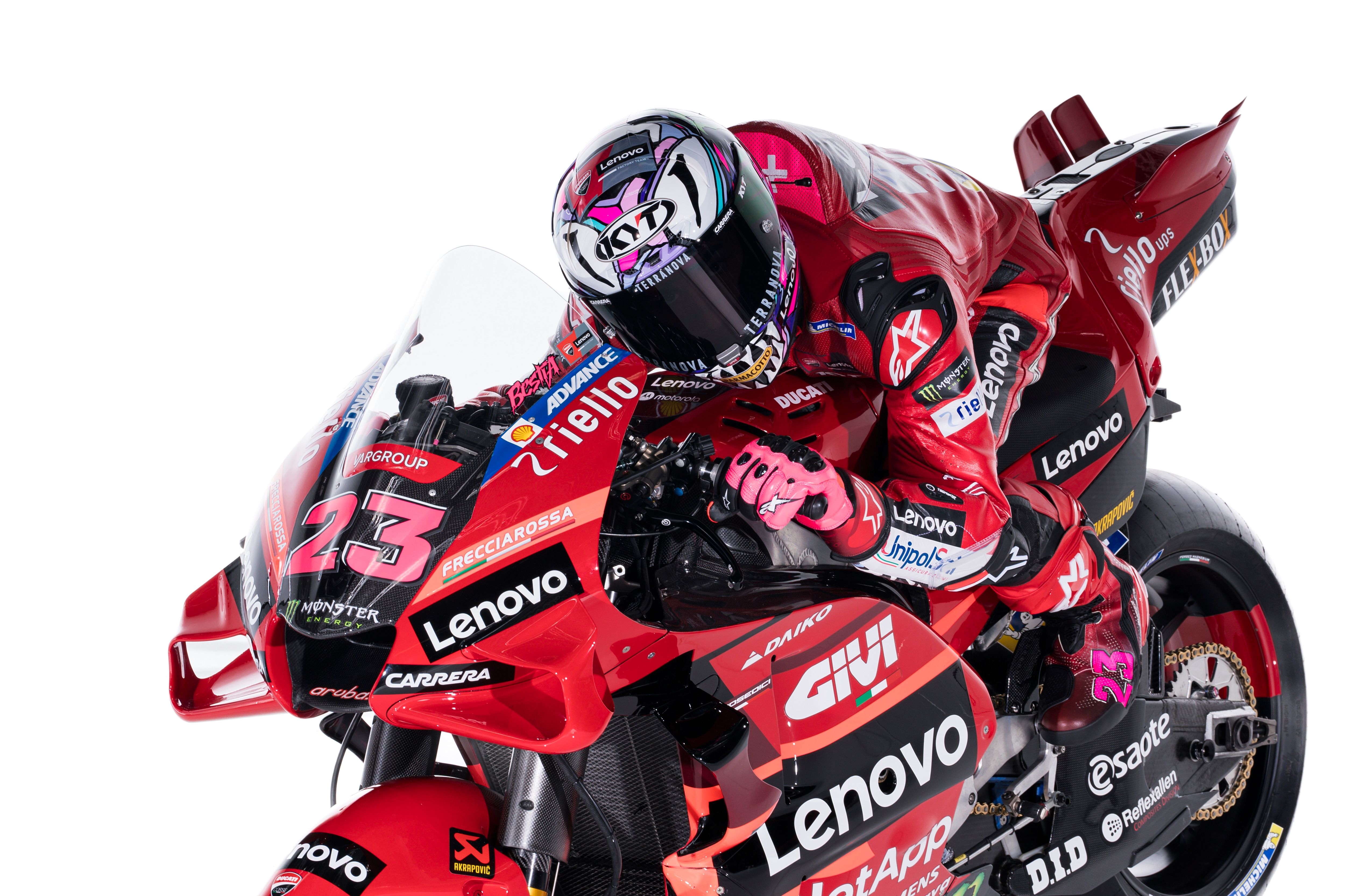 Ducati Desmosedici GP23 Lenovo MotoGP 2023 Pecco Bagnaia Enea Bastianini 50