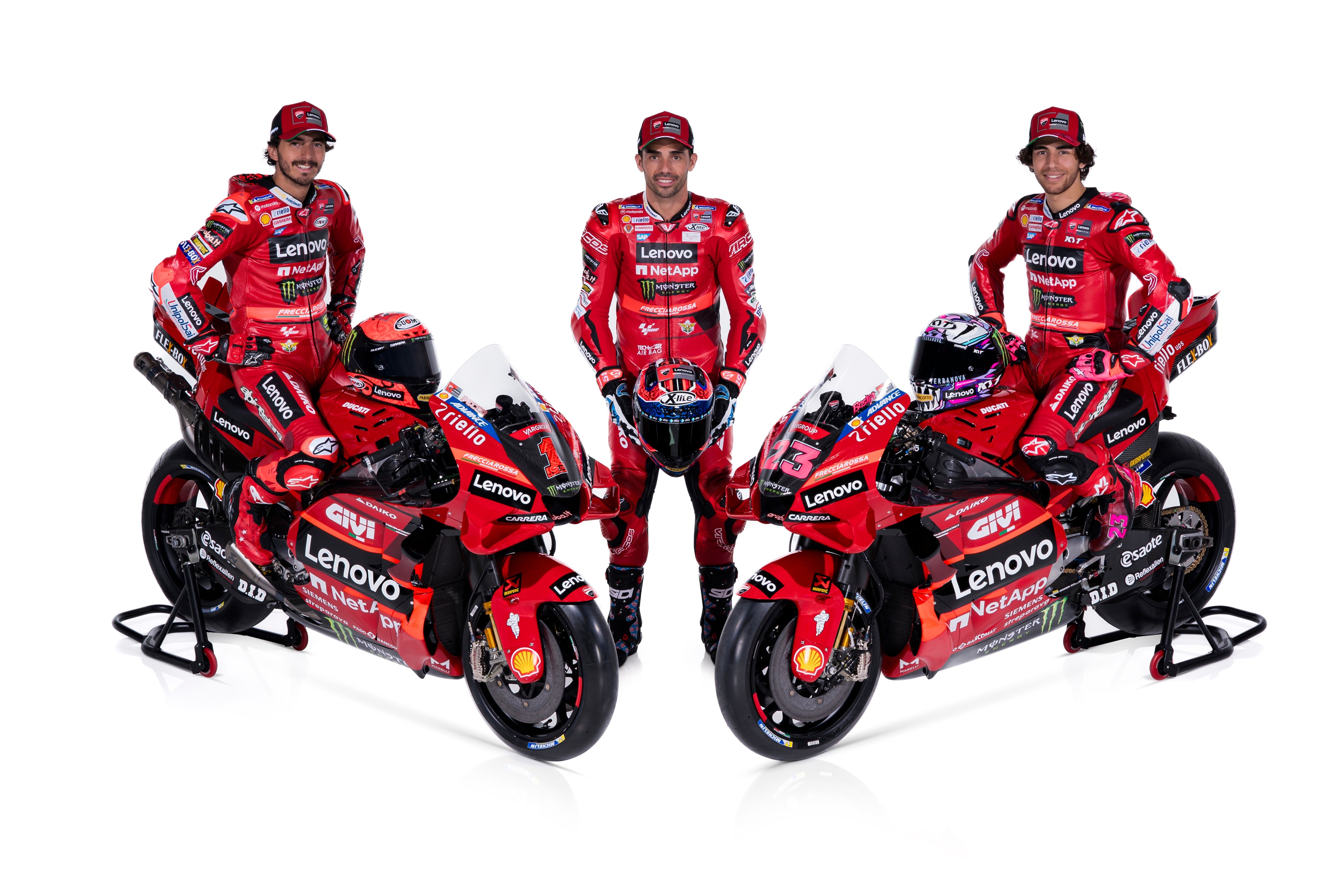 Ducati Desmosedici GP23 Lenovo MotoGP 2023 Pecco Bagnaia Enea Bastianini 51