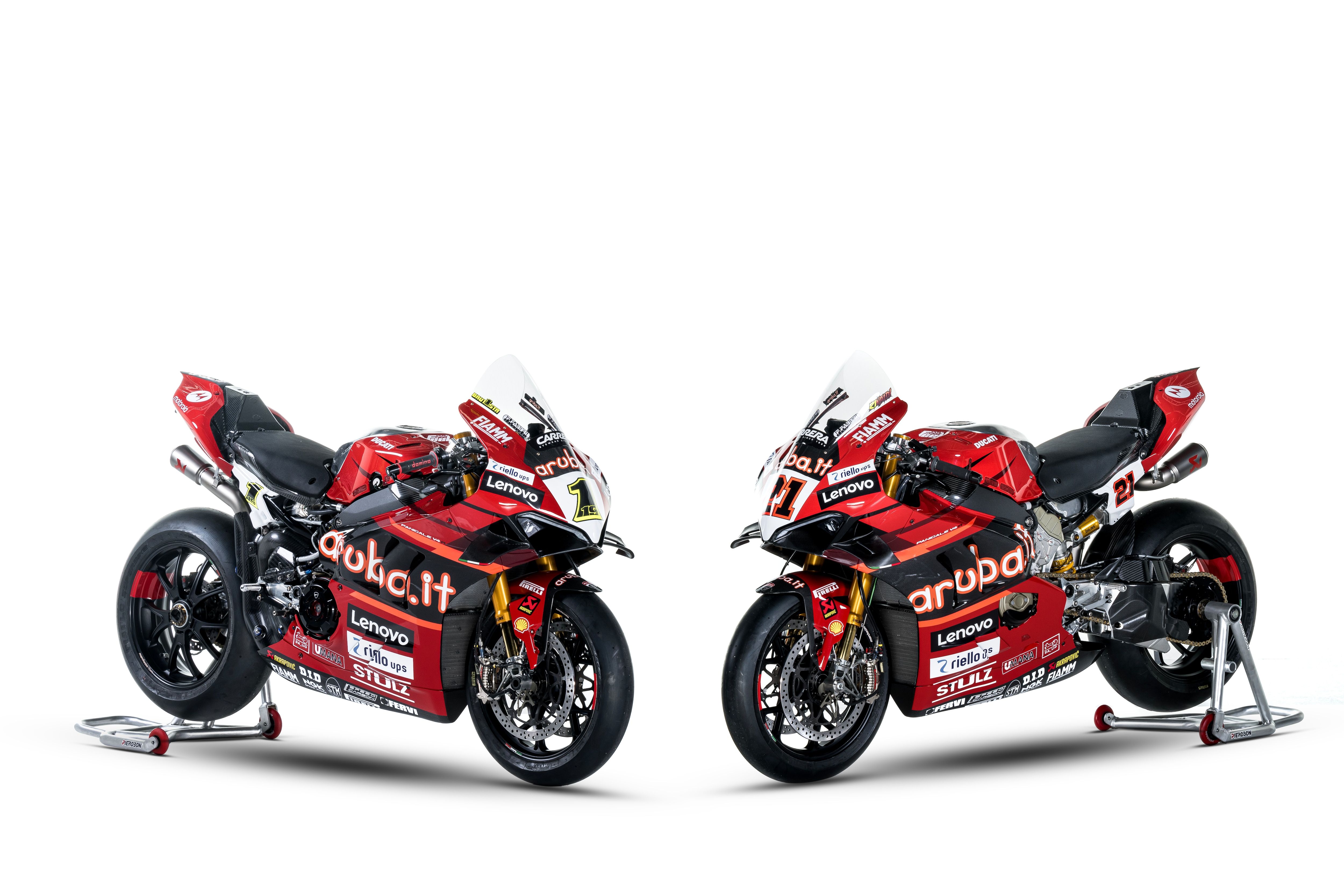 Ducati Panigale V4R Aruba WSBK 2023 Álvaro Bautista Michael Rinaldi 01